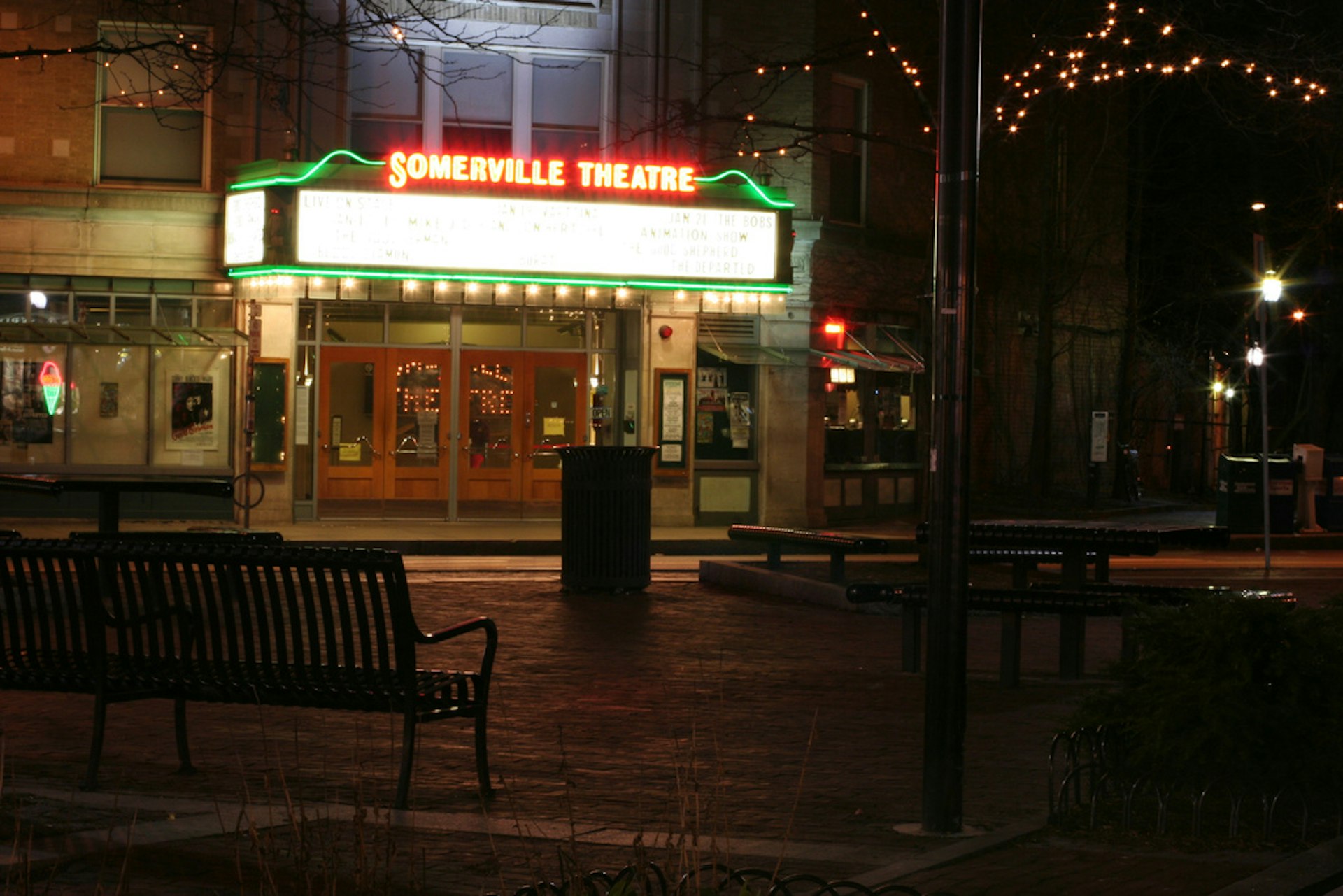 The Somerville Theatre.