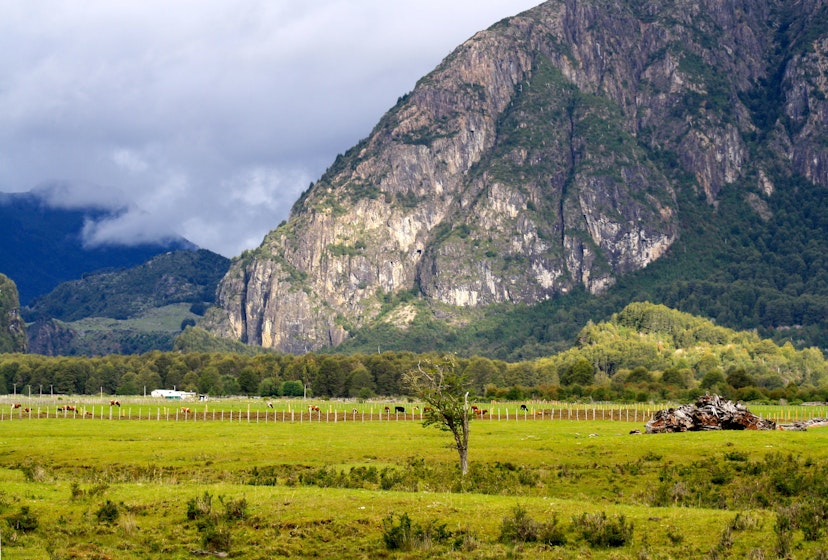 Features - 1 Rural landscape seen on the Carretera Austral
