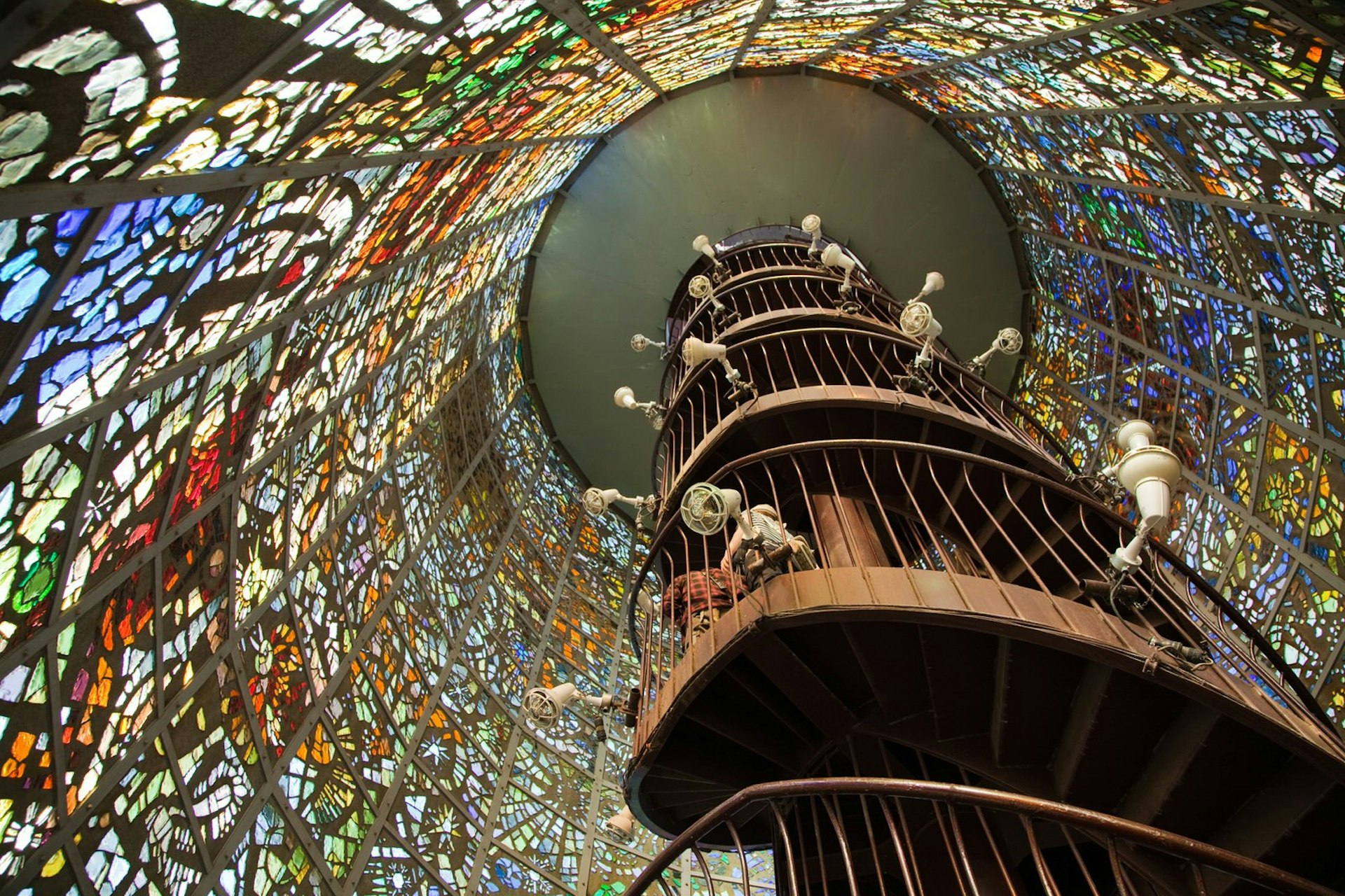 The extraordinary stained glass 'Symphonic Sculpture' by Gabriel Loire at the Hakone Open Air Museum © John S Lander / Getty Images