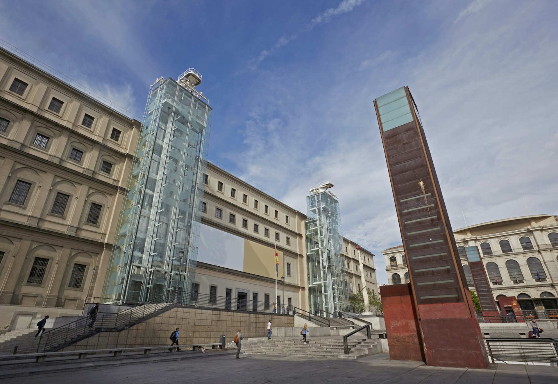 The facade of the Musei Nacional de Arts Reina Sofia © Allan Baxter / Getty Images