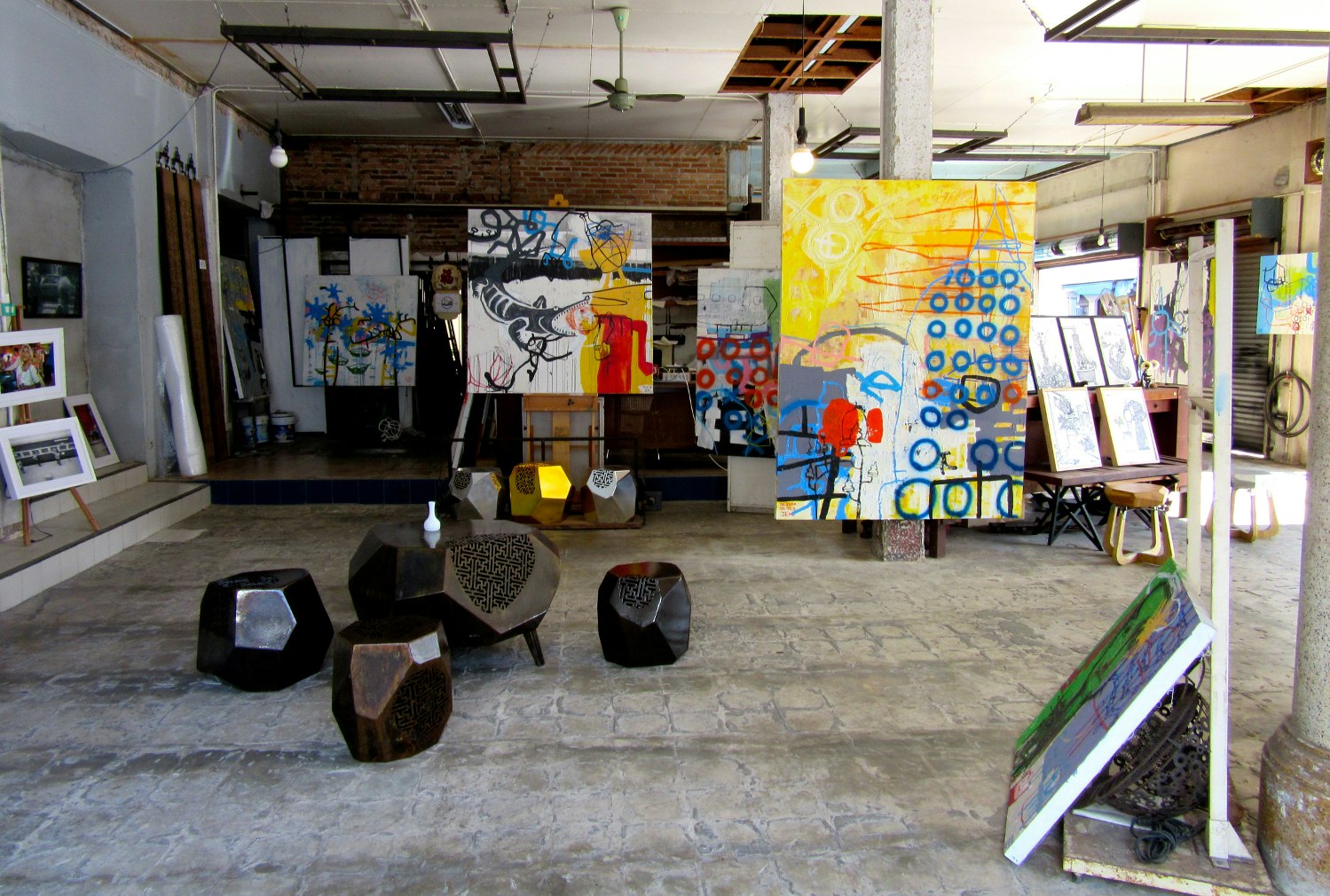 Phuket Town's Drawing Room gallery has a street art vibe © Isabella Noble / Lonely Planet