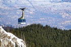 View over Brasov from the gondola at Poiana Brasov ski resort Emi Cristea/ Shutterstock