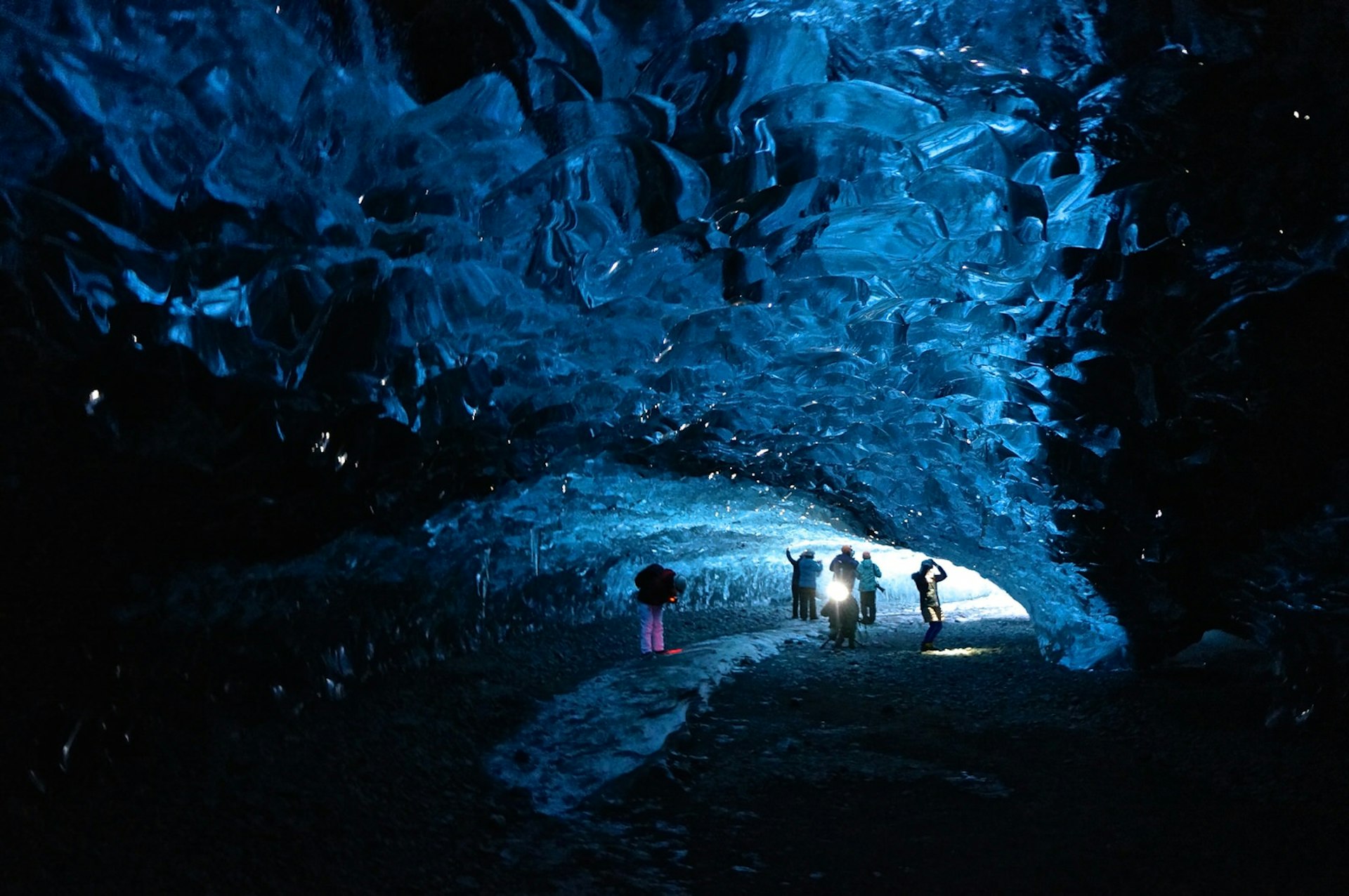 Iceland's shifting glaciers create blue-hued caves each year © Anna Tyler / Lonely Planet