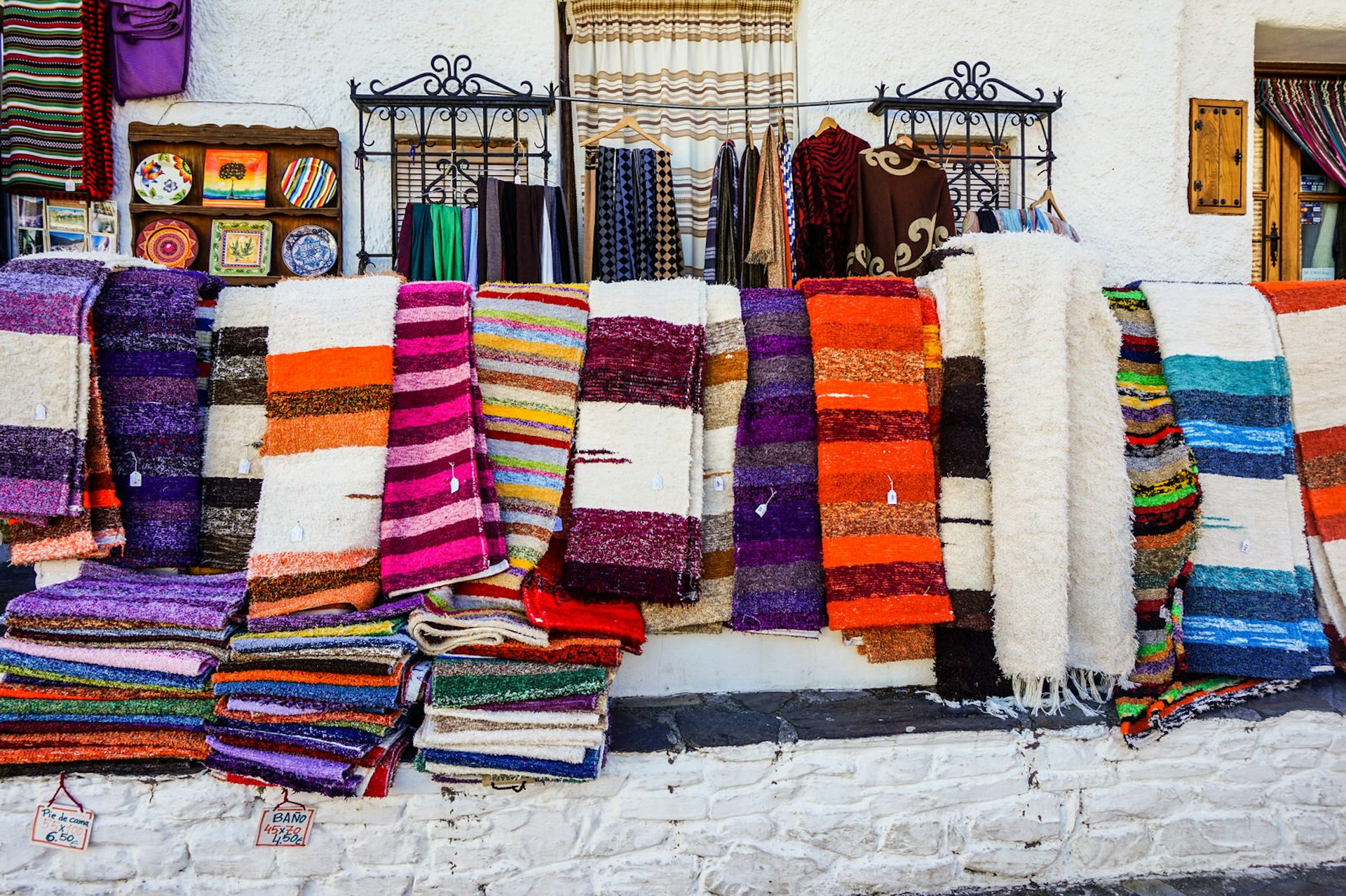 The village of Pampaneira is known for its locally-made blankets © Brendan Sainsbury / Lonely Planet