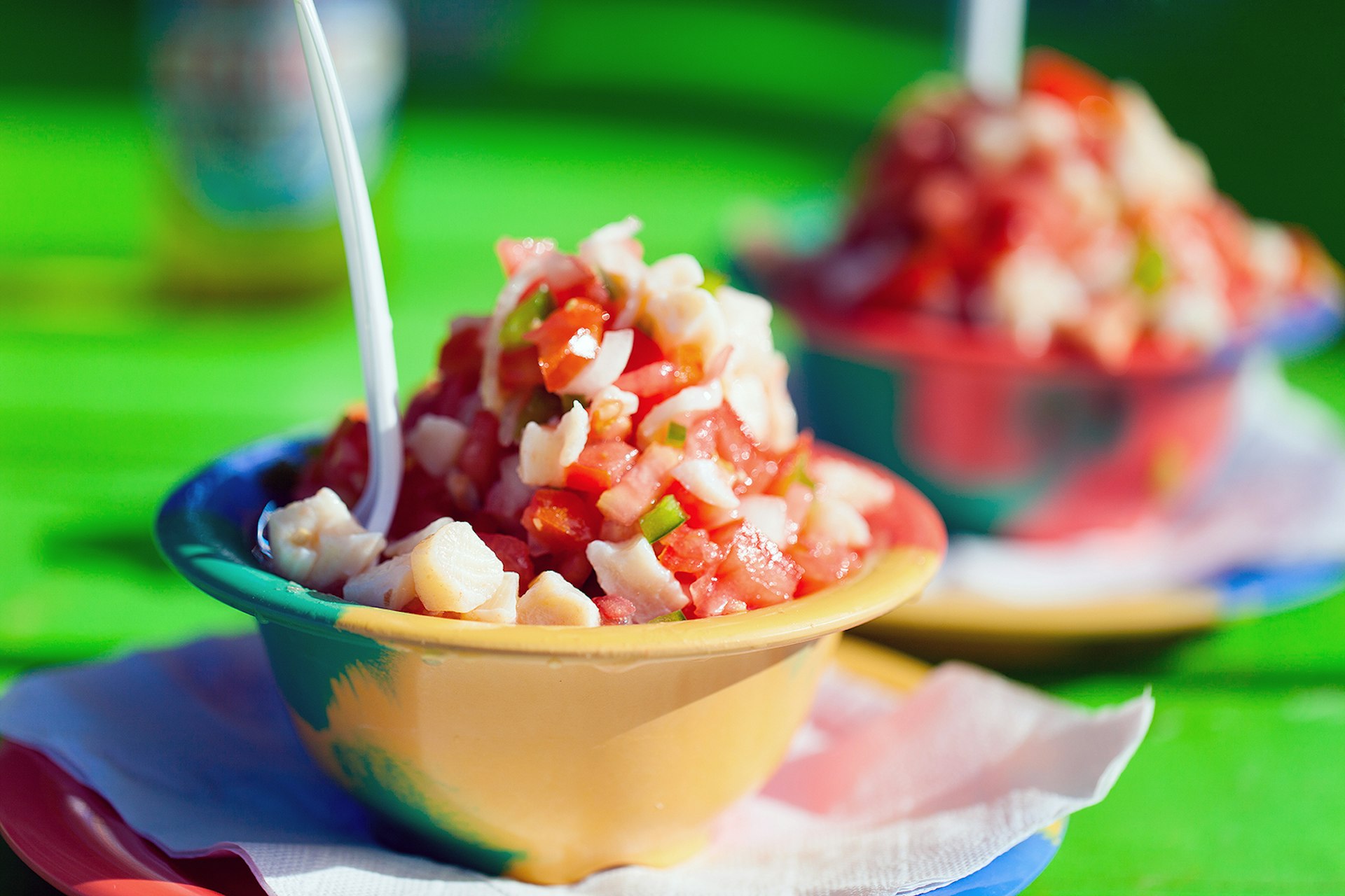 Conch salad, a Caribbean favorite, can be found all over TCI BlueOrange Studio / Shutterstock