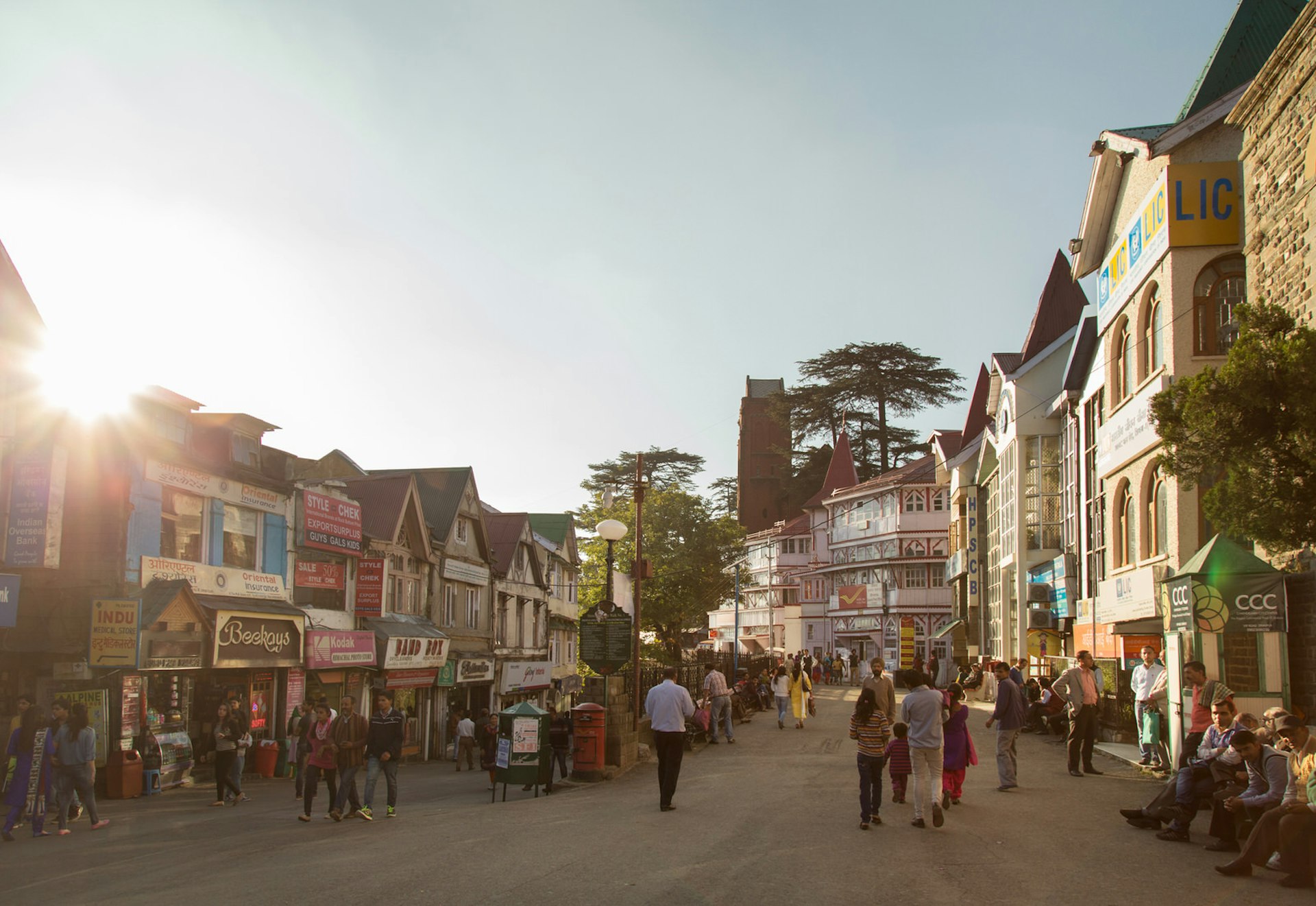 Mall Road, the winding main street of Shimla © Philip Lee Harvey / Lonely Planet