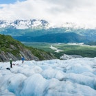 The valley view from the surface of Exit Glacier © Alexander Howard / Lonely Planet