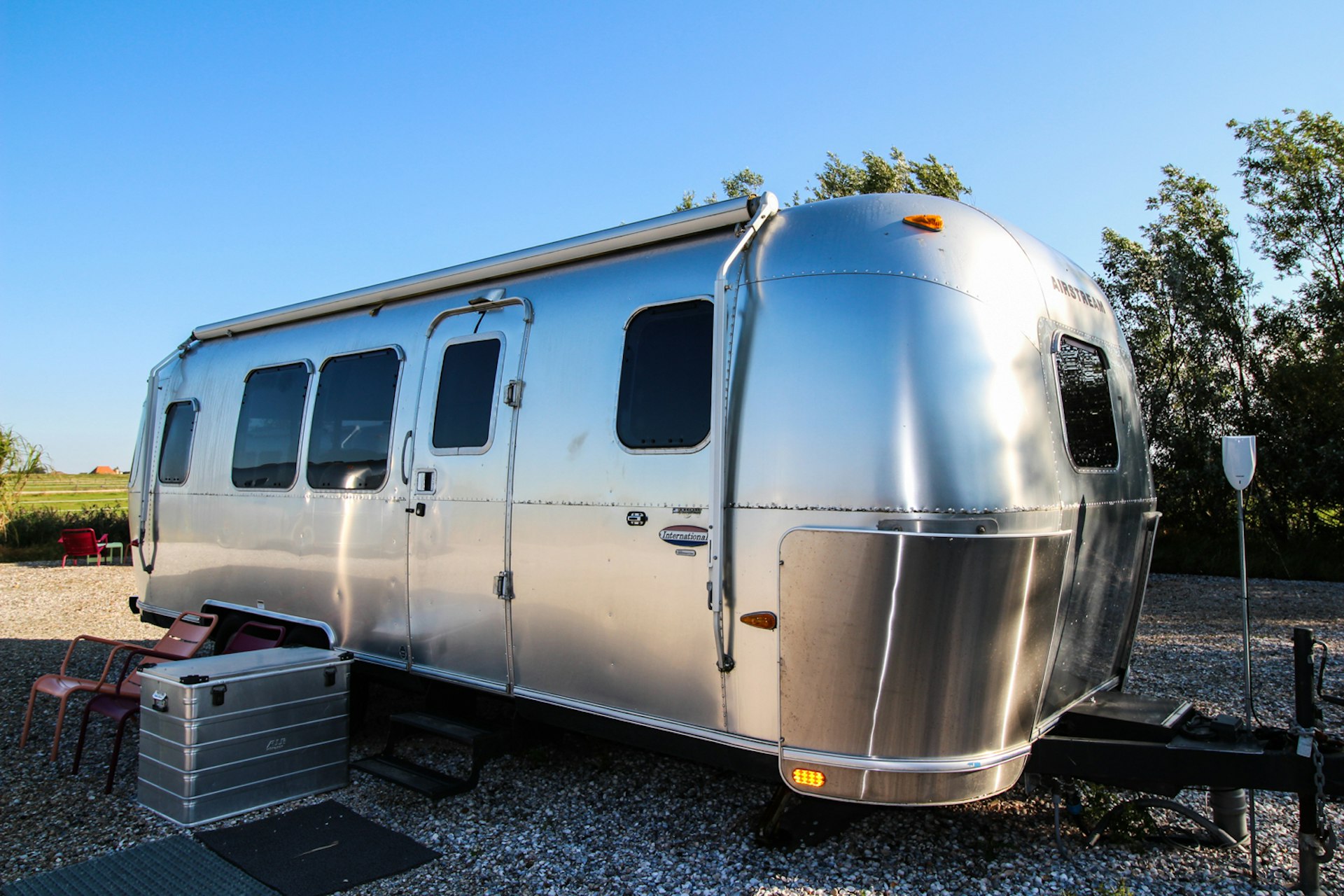 Comfy Airstream trailers await guests at Camp Silver Island Hideaway © Catherine Le Nevez / Lonely Planet