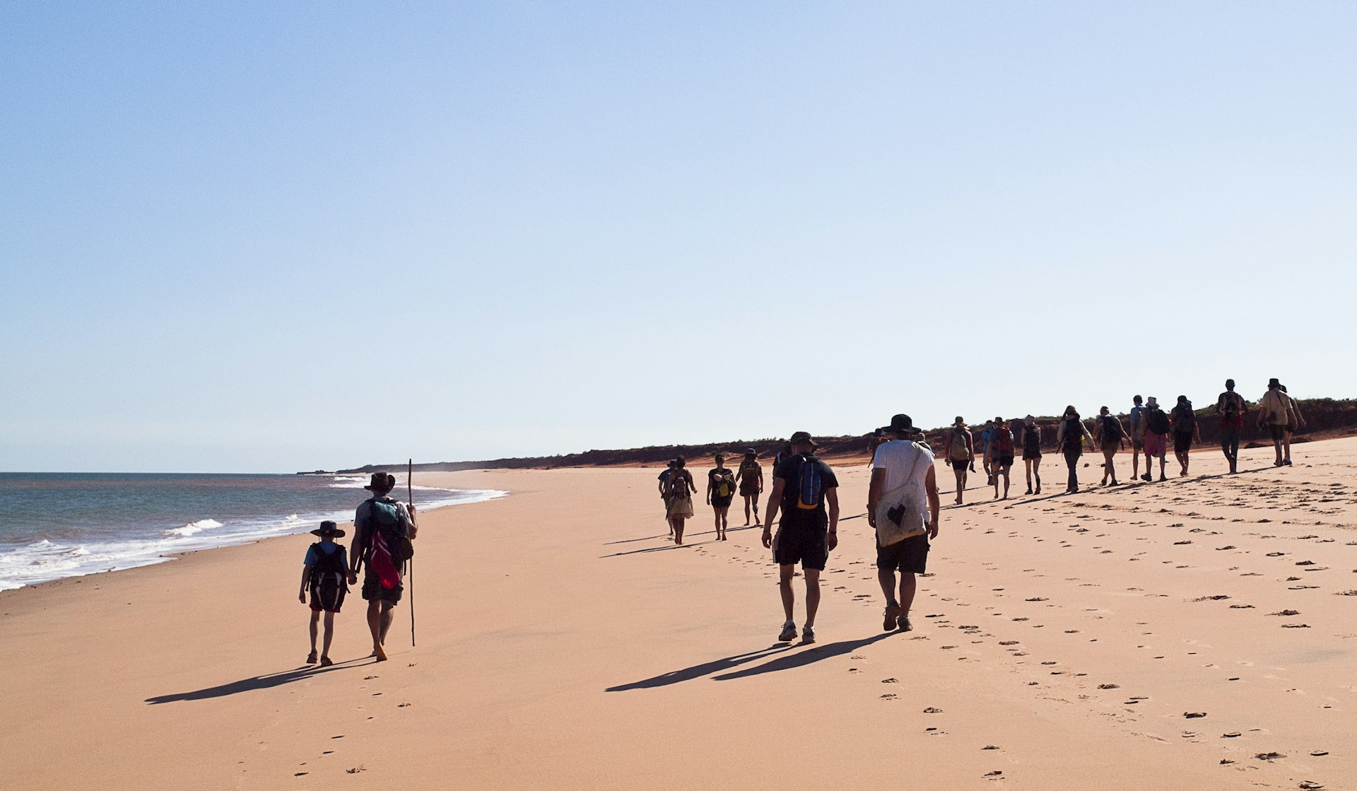 Walkers on beach at Walmadan (James Price Point) © Steve Waters / Lonely Planet 