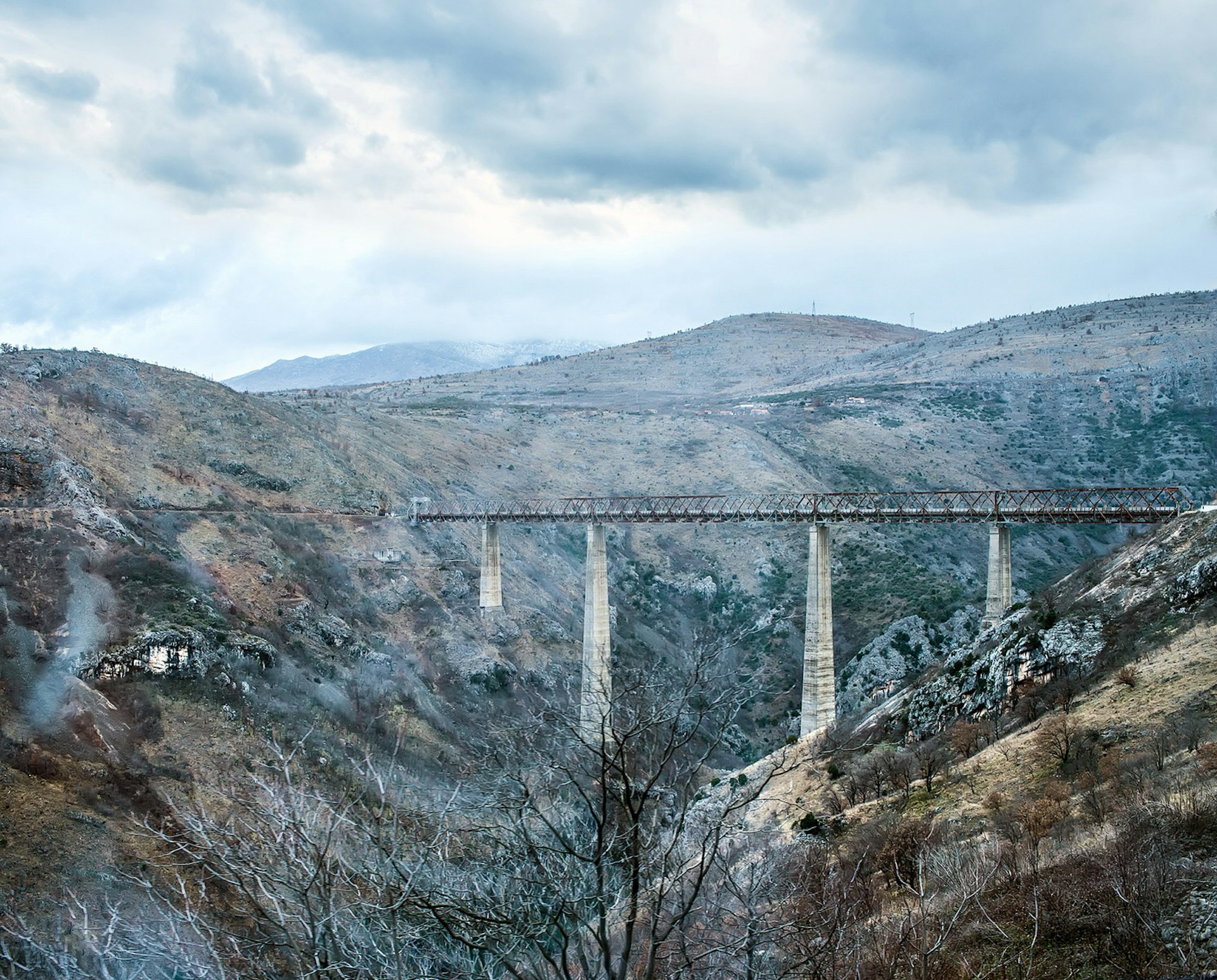 Montenegro’s Mala Rijeka viaduct, once the highest railway bridge in Europe © Foxy’s Forest Manufacture / Shutterstock
