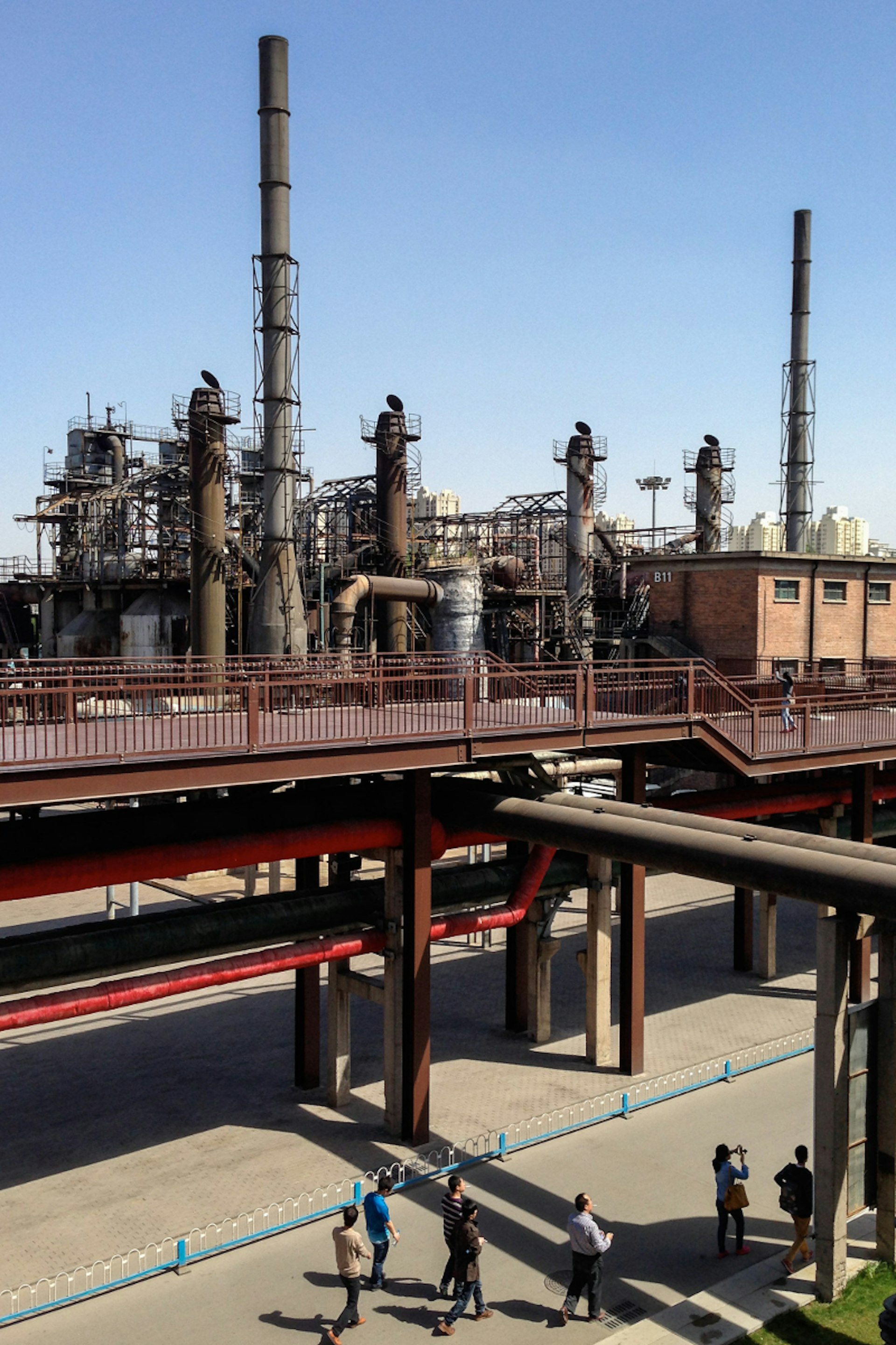 Industrial playground: the 'steampunk' chimneys of D-Park © Tom O'Malley / Lonely Planet