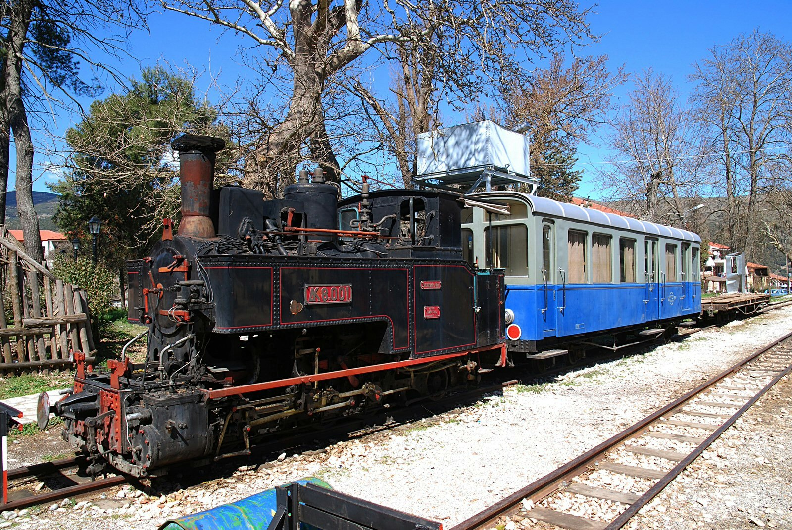 The steam locomotive of the Diakofto-Kalavryta railway © K Krallis / CC BY-SA 3.0