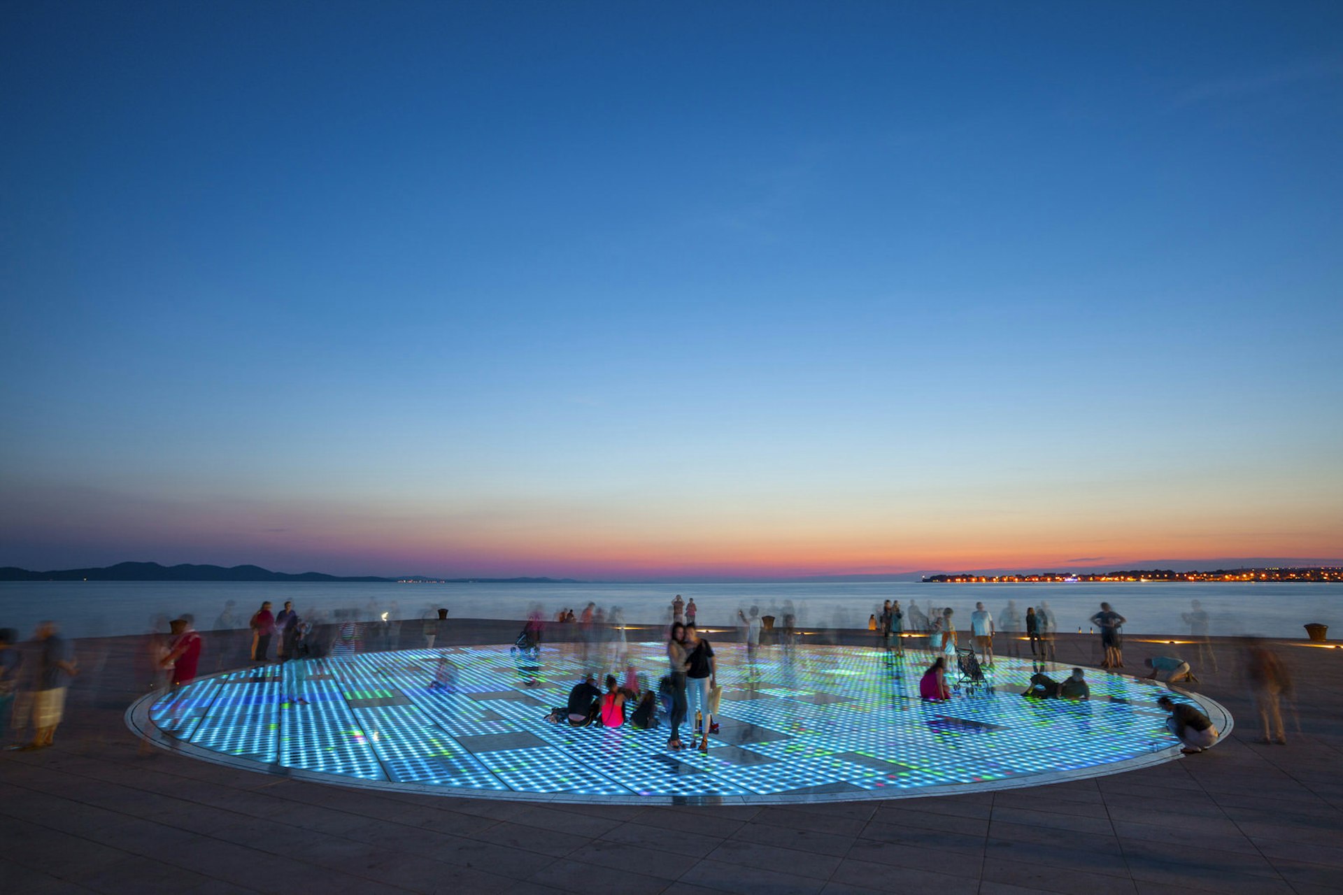 Zadar's quirky Sun Salutation lighting installation