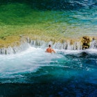 Features - Rear View Of Shirtless Man Standing In Krka National Park