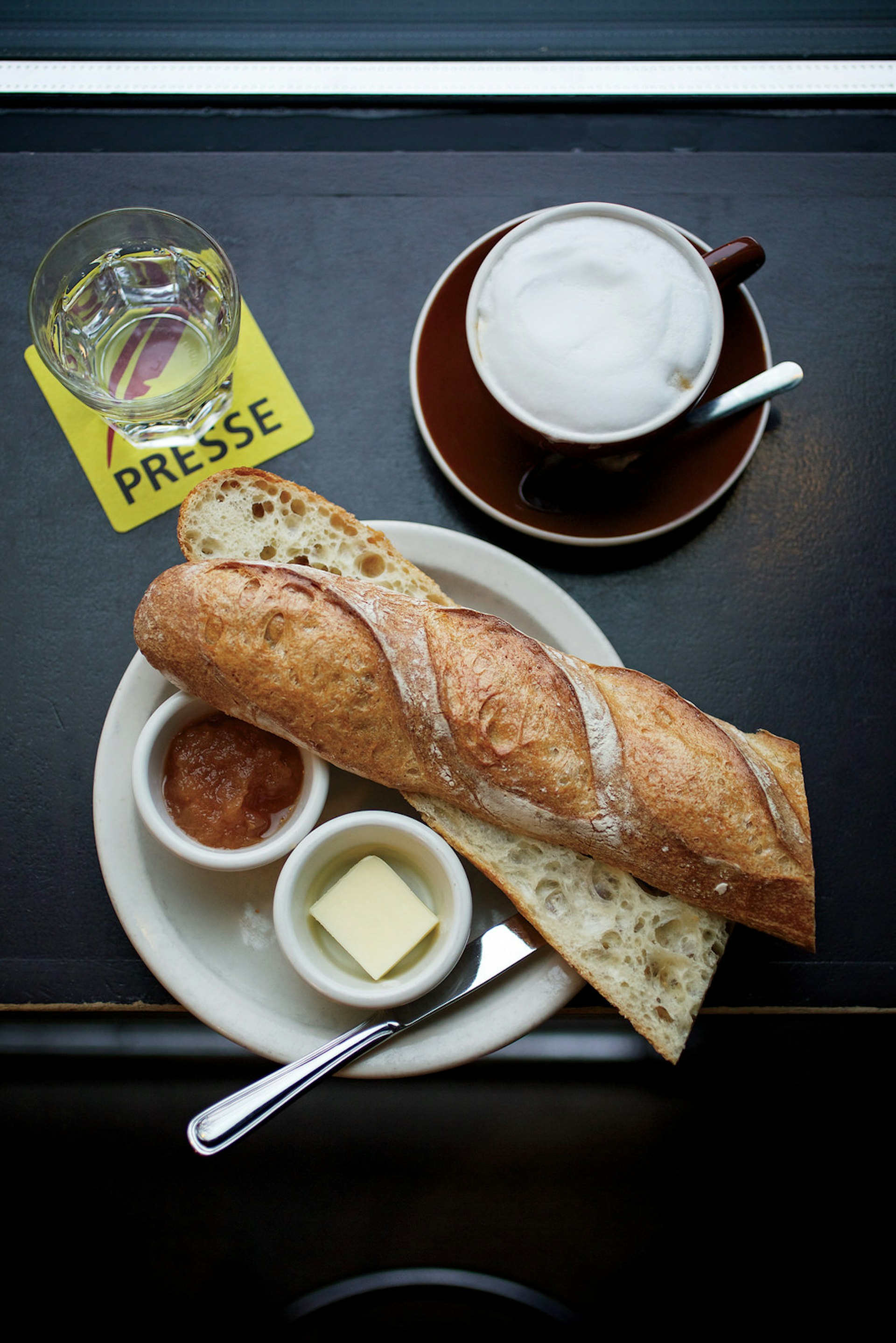 Baguette at Café Press  © Judy Horton / Lonely Planet