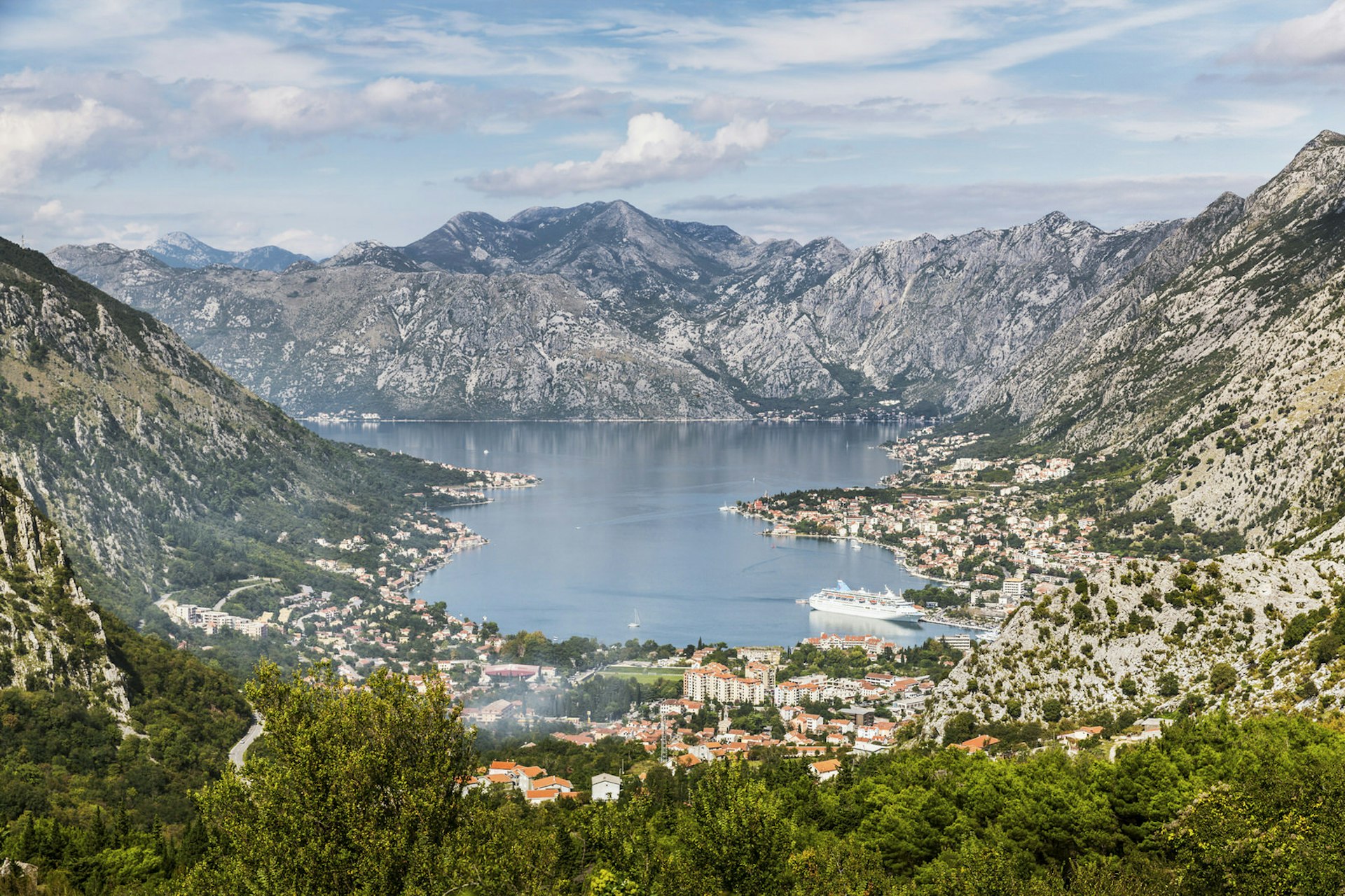 The impressive view across the Bay of Kotor © Julian Love / Lonely Planet