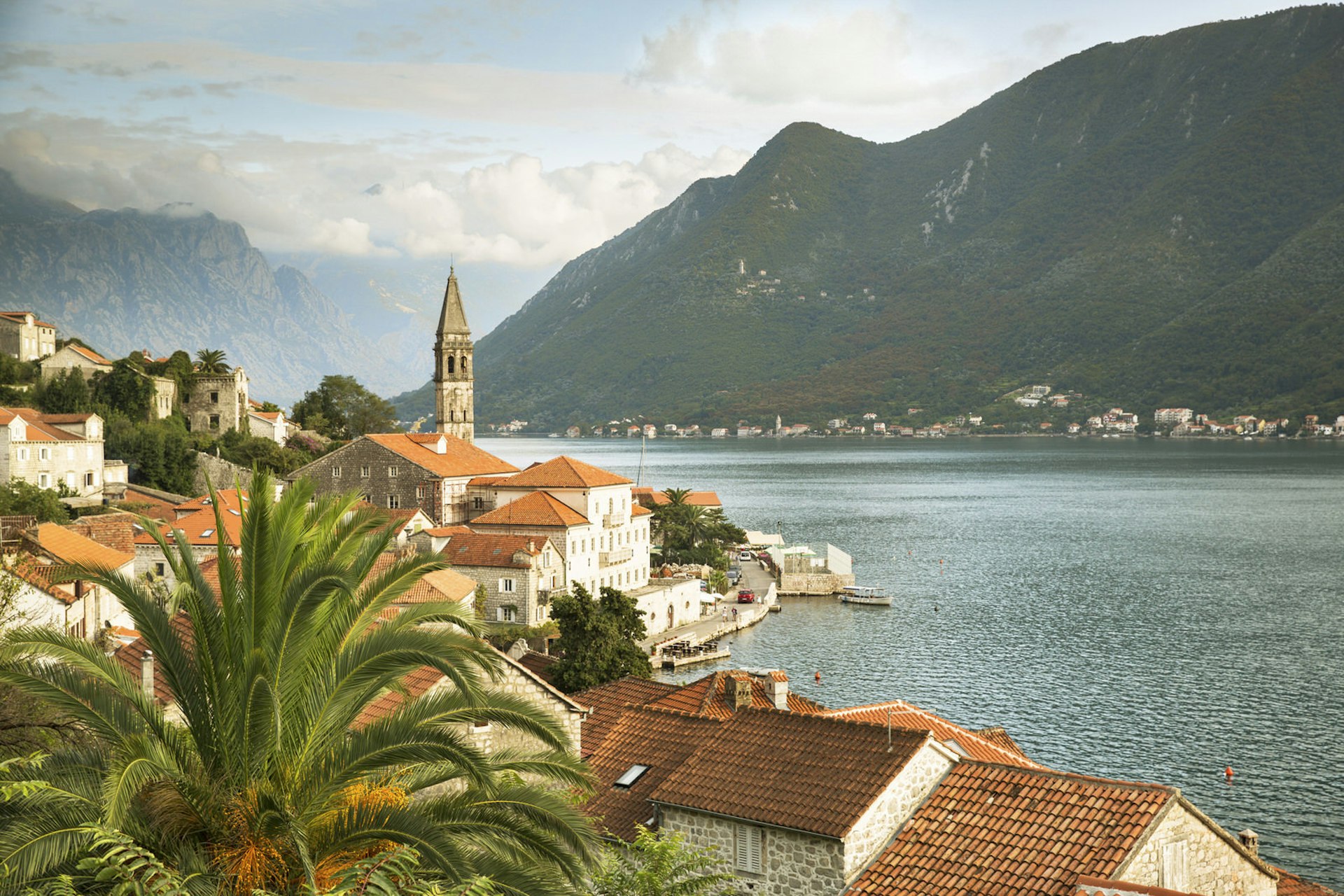 The tiny Venetian town of Perast on the Bay of Kotor © Julian Love / Lonely Planet