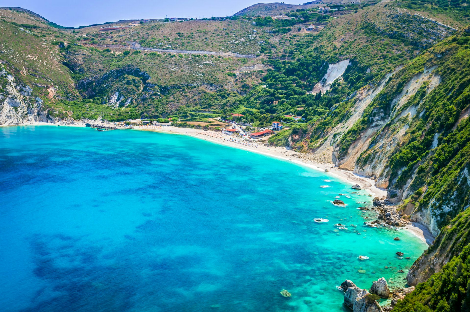 Petani Beach on Kefalonia © Lucian Bolca / Shutterstock