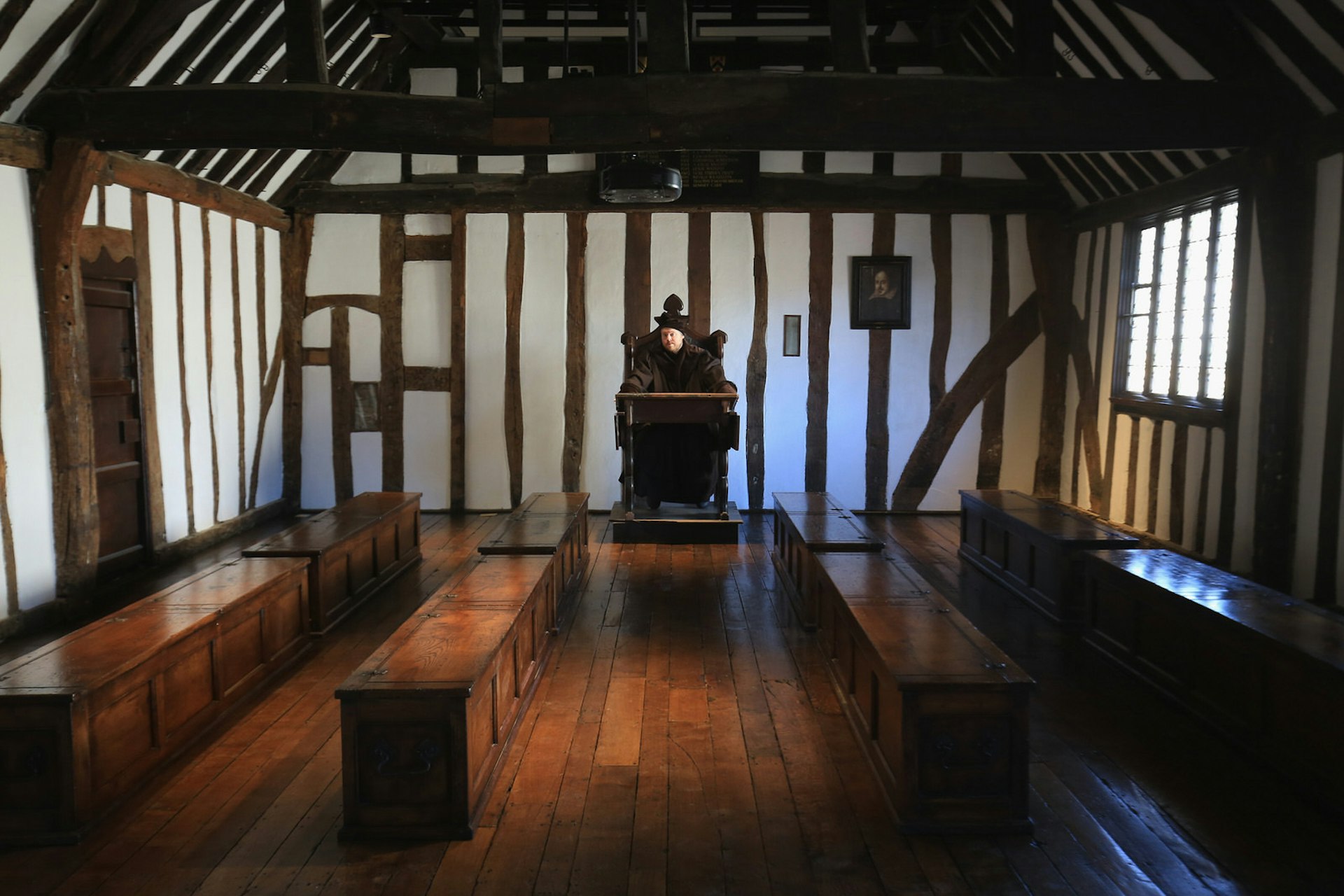 The room in which Shakespeare was taught is now open to the public © Christopher Furlong / Getty Images