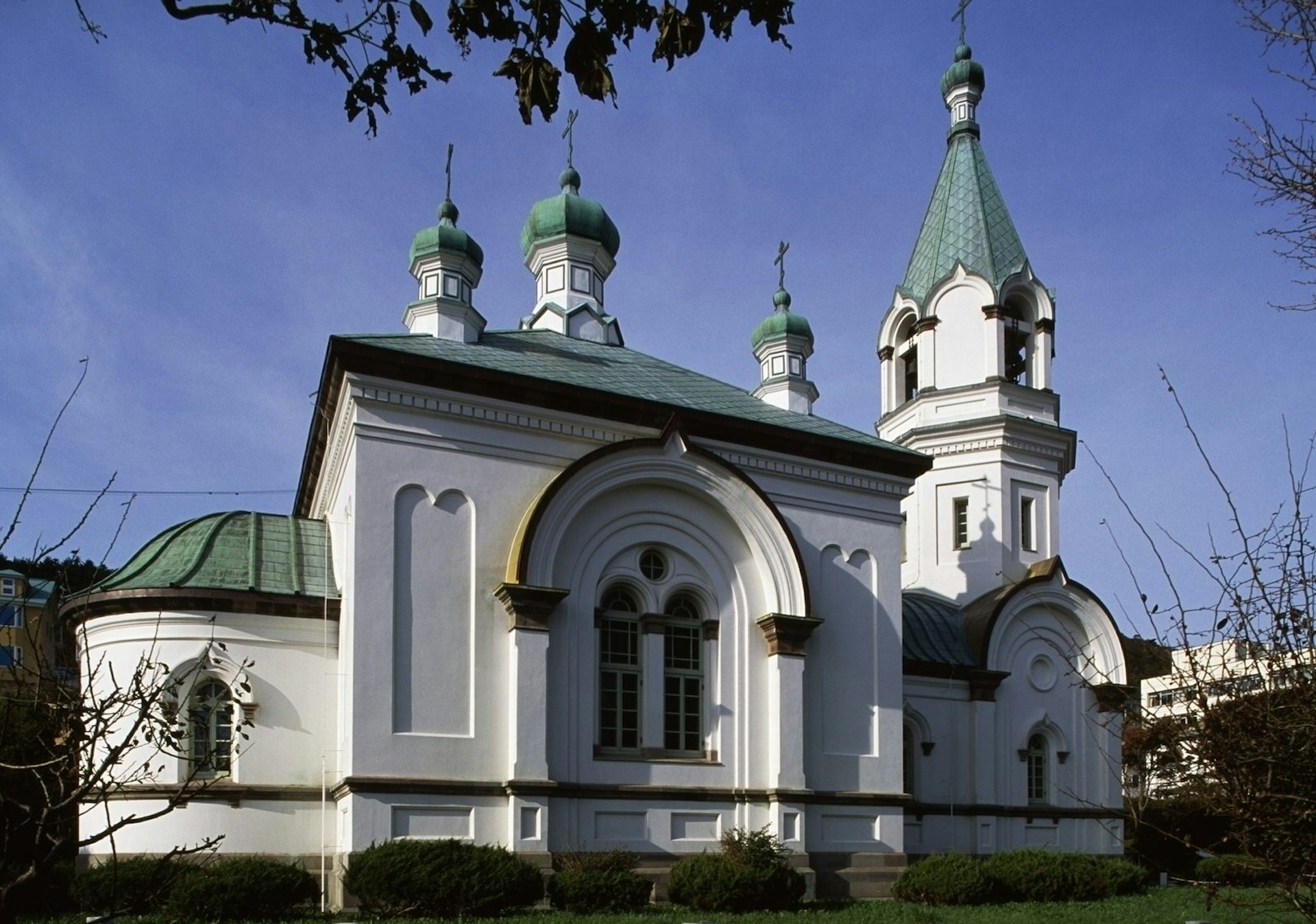 The Russian Orthodox church (1916), Motomachi district, Hakodate, Hokkaido, Japan.