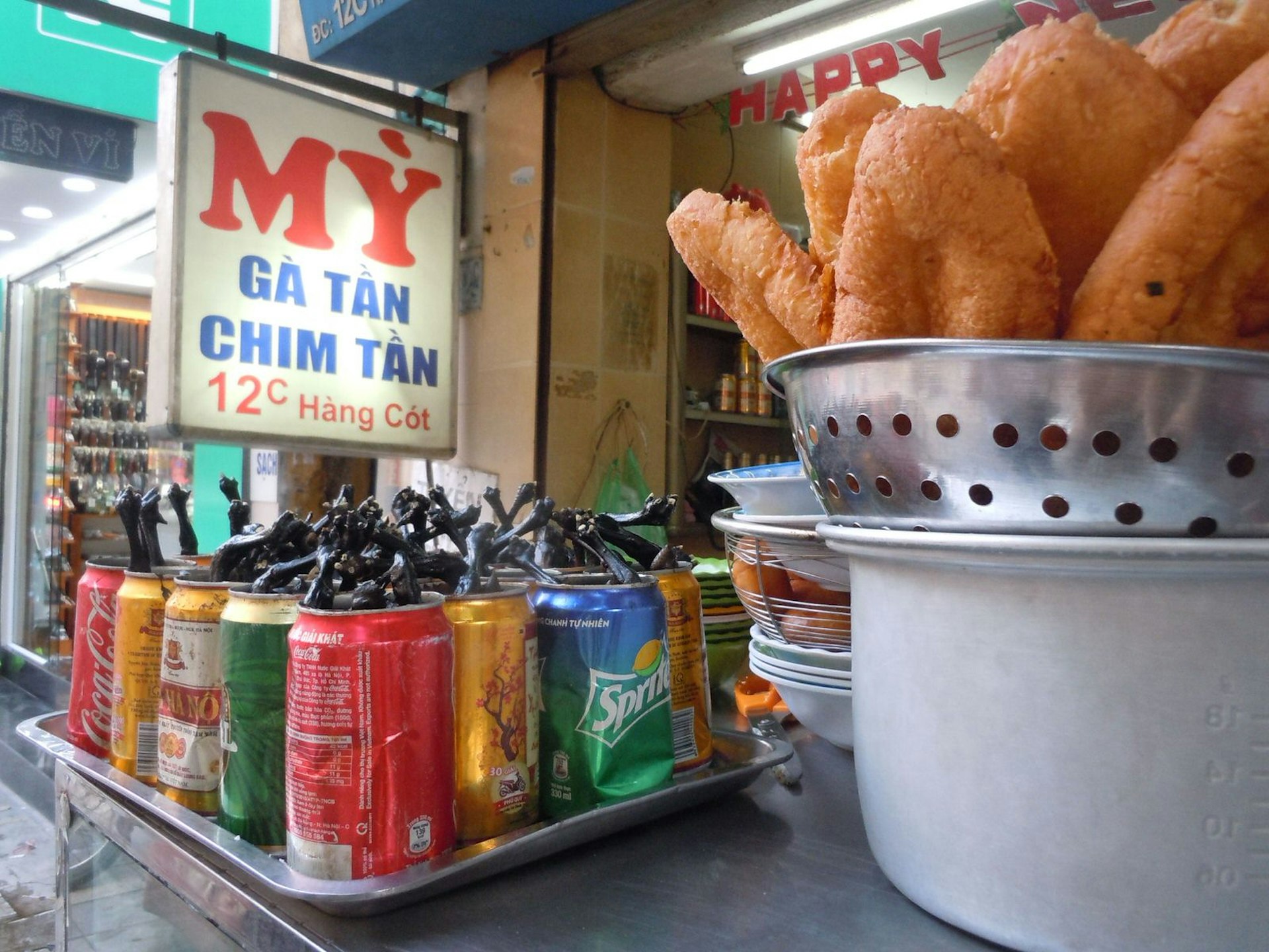 Chicken and herbs cooked in a can: my ga tan