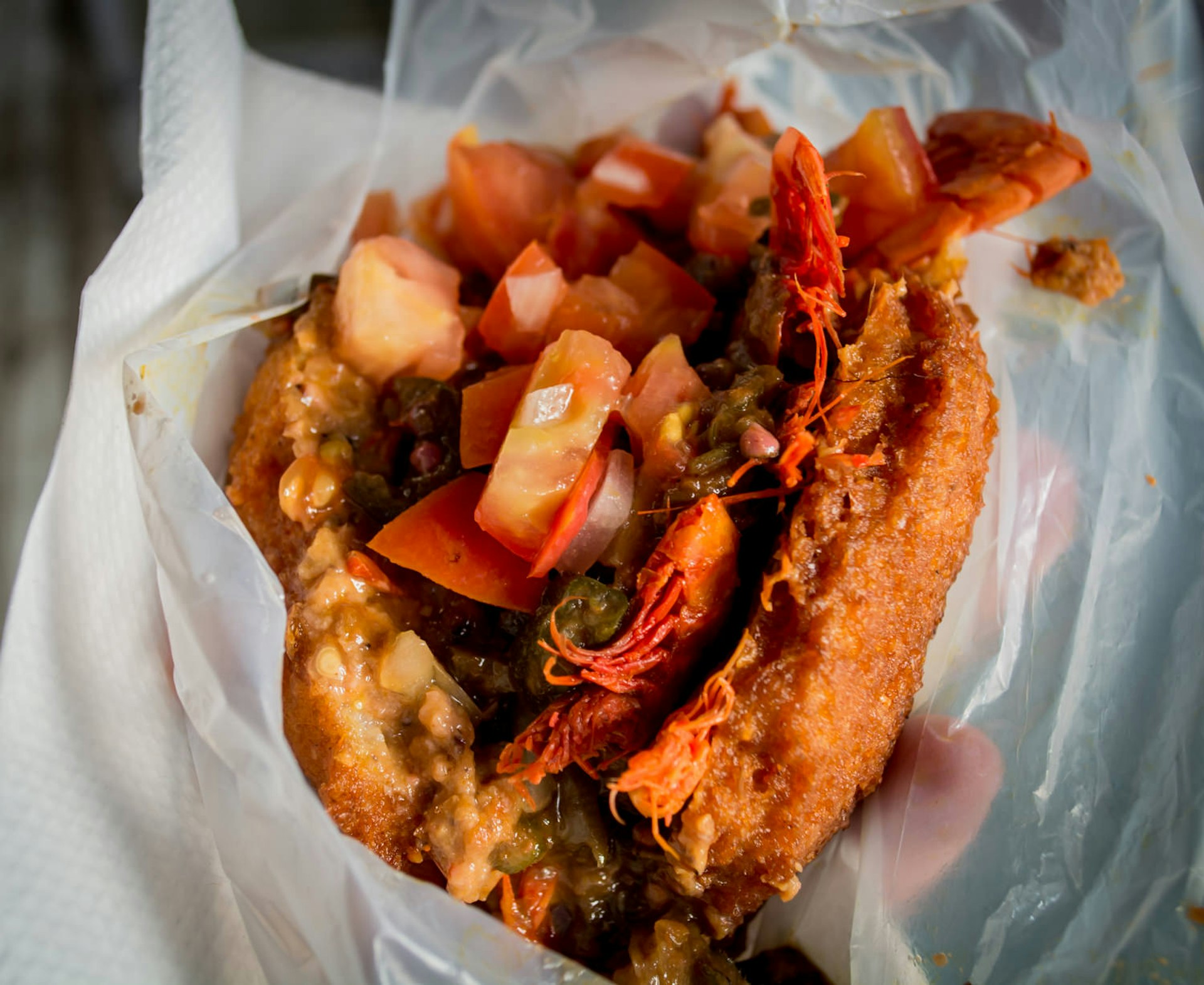 Acarajé from Feira Hippie © Tom Le Mesurier / Lonely Planet