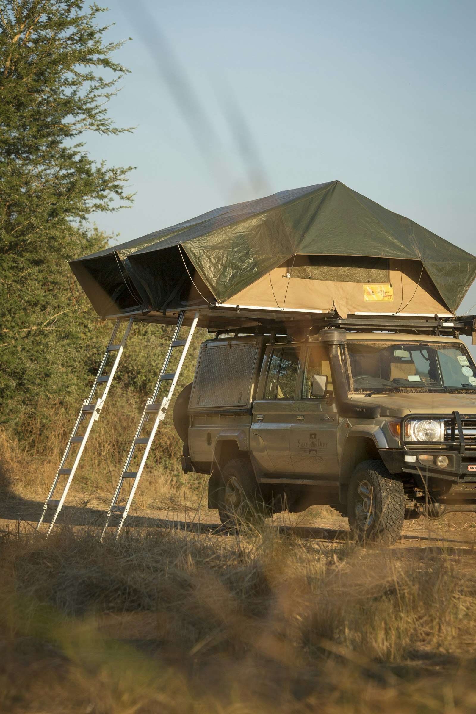 Sleeping quarters on a self-drive safari © Philip Lee Harvey