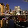 The vibrant waterfront of Rotterdam