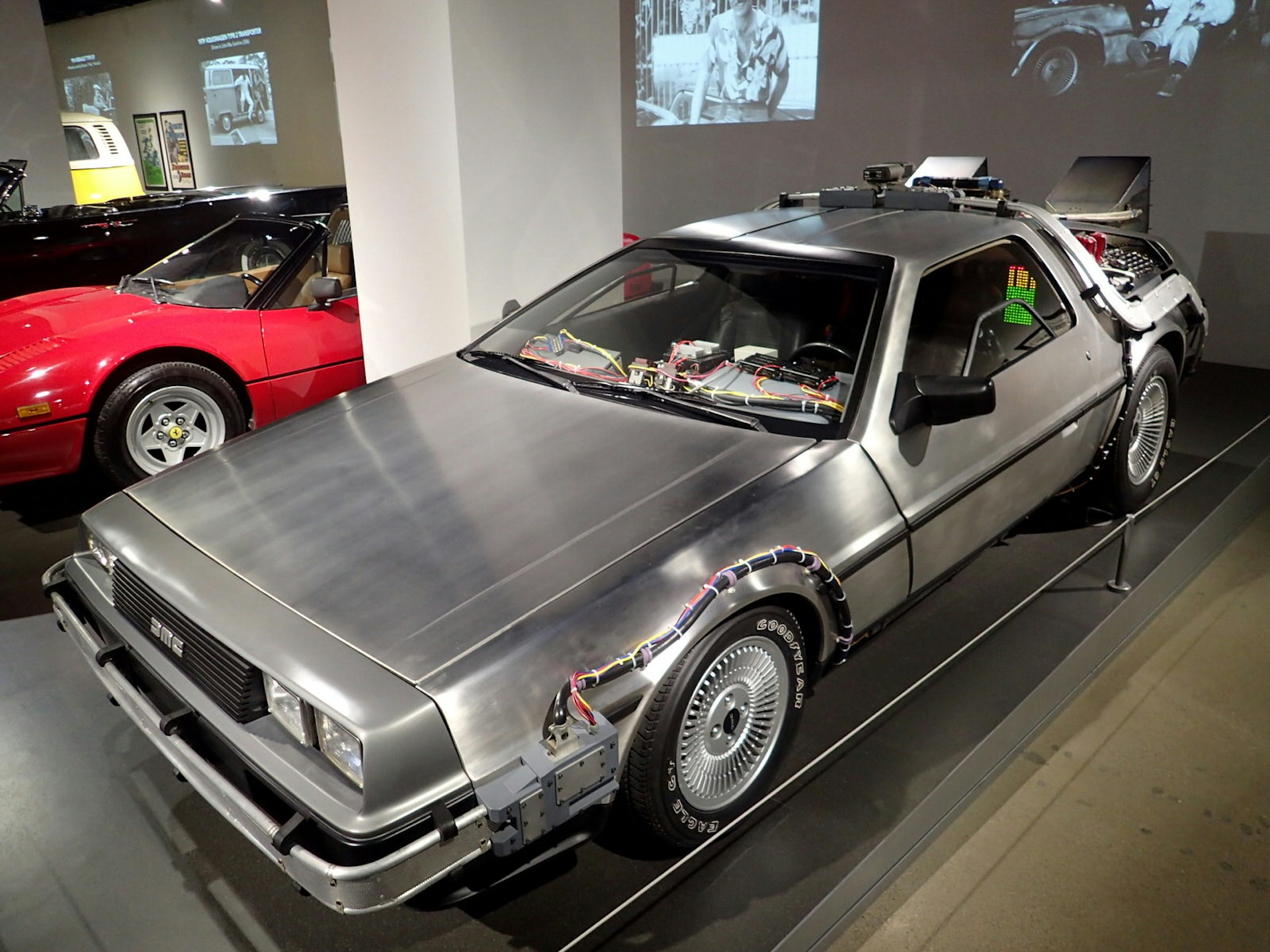 Made famous by Marty and Doc, the Delorean is one of many famous cars in the Petersen Automotive Museum © Tim Richards / Lonely Planet