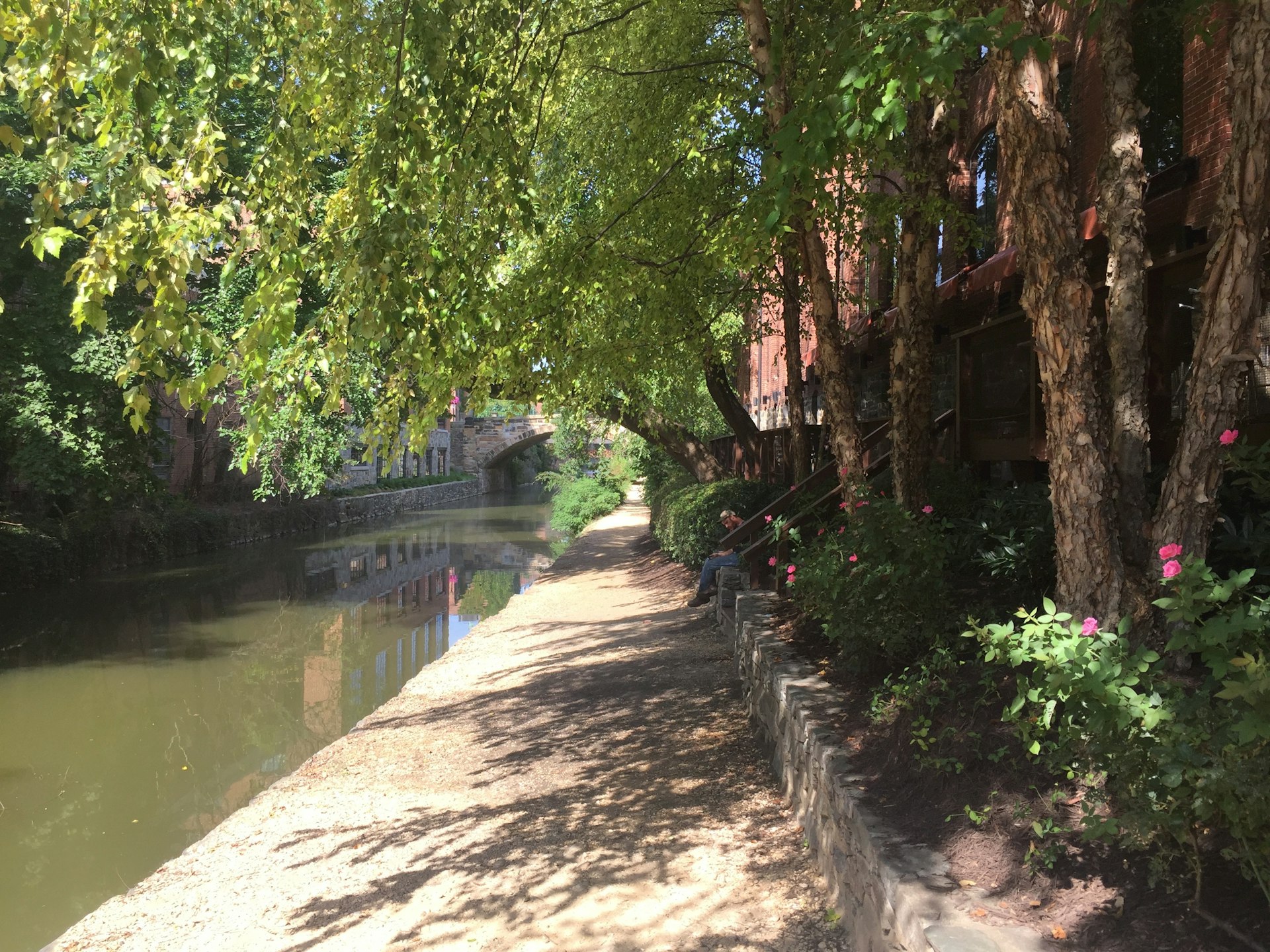 The towpath alongside the C&O Canal in the Georgetown neighborhood of DC © Barbara Noe Kennedy / Lonely Planet