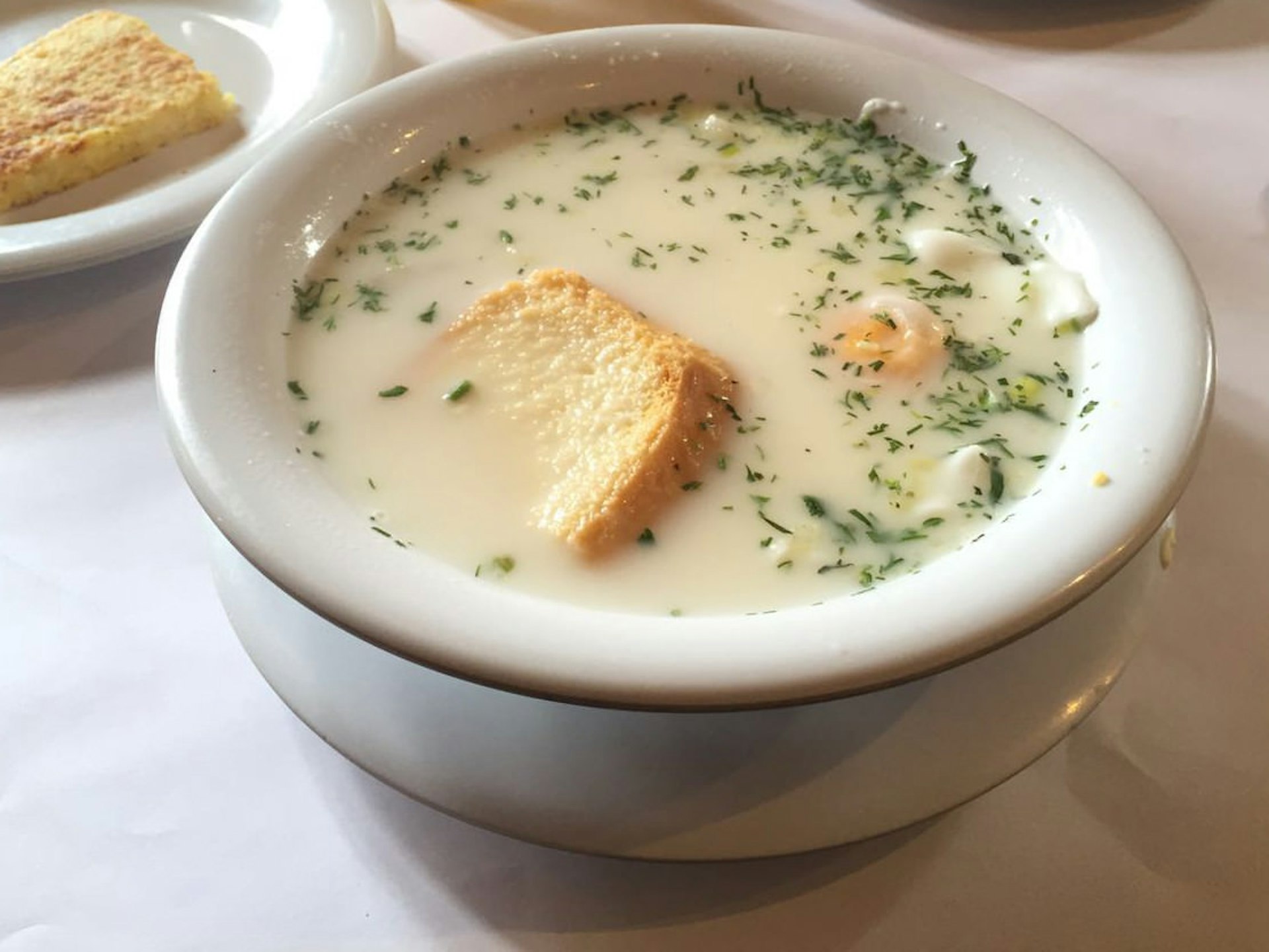 Changua milk soup is suitable for vegetarians © Jacqui de Klerk / Lonely Planet