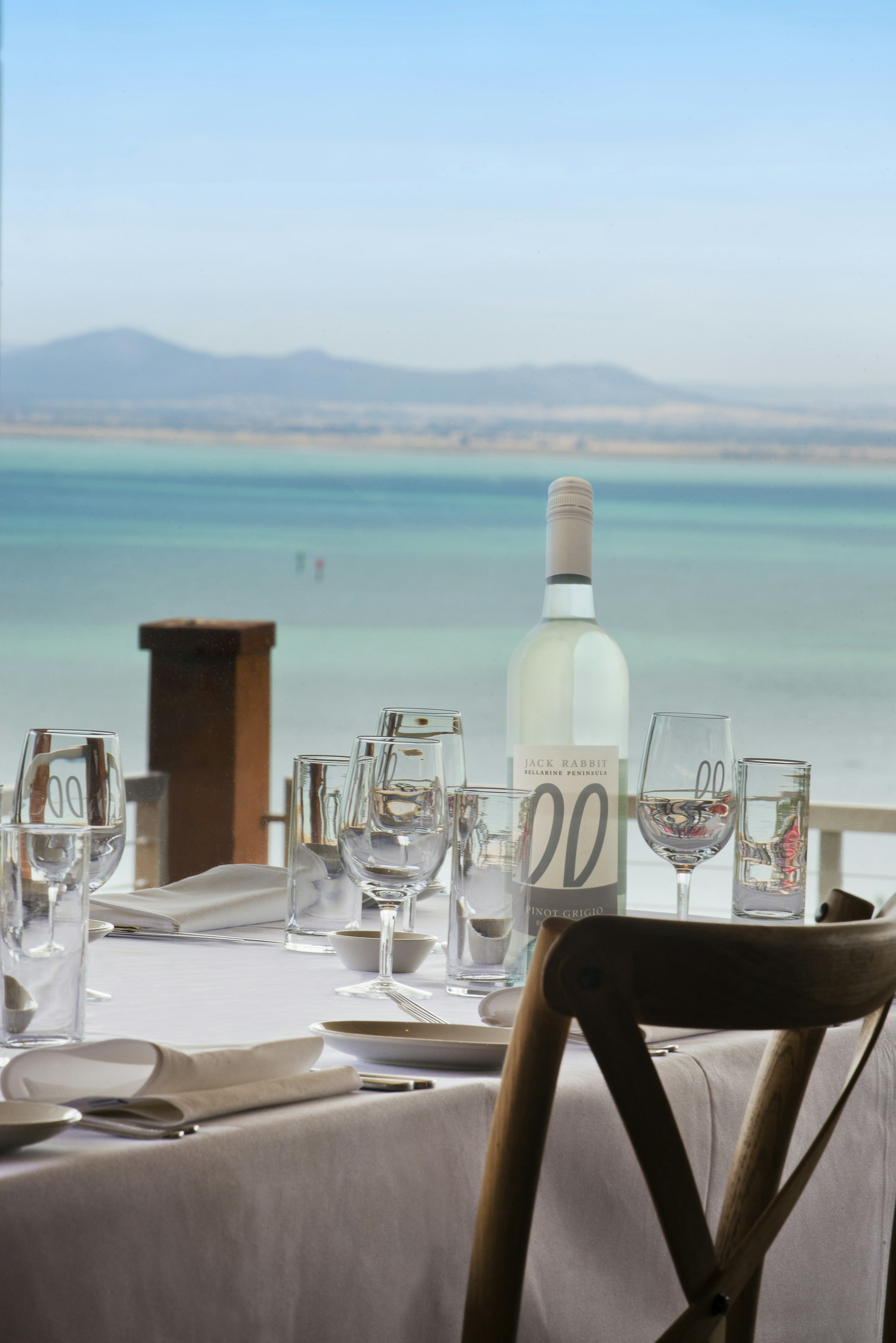 Enjoy big views over Corio Bay with your glass of © Jack Rabbit 