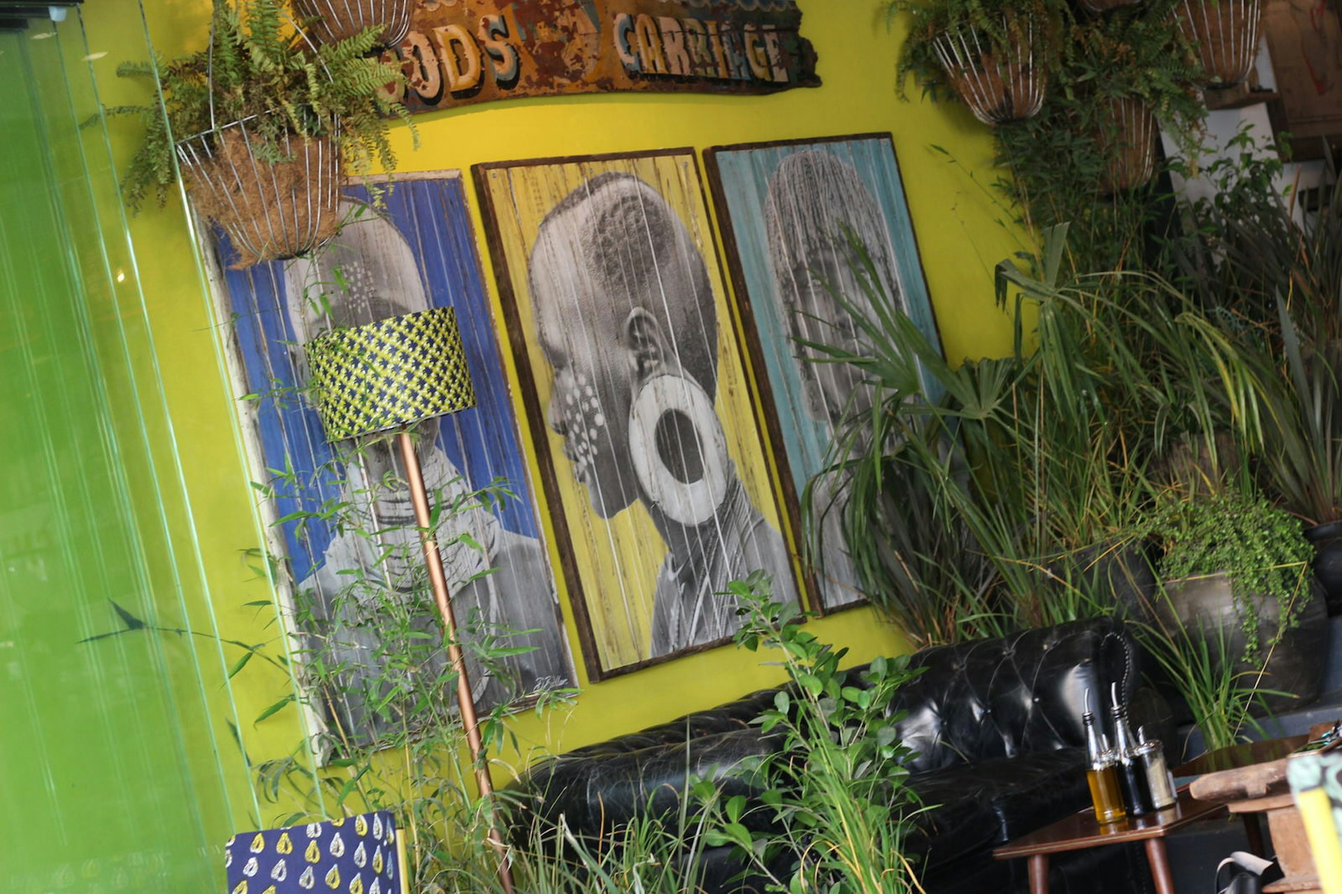 Admire African art at Milk Bar © Jenali Skuse / Lonely Planet
