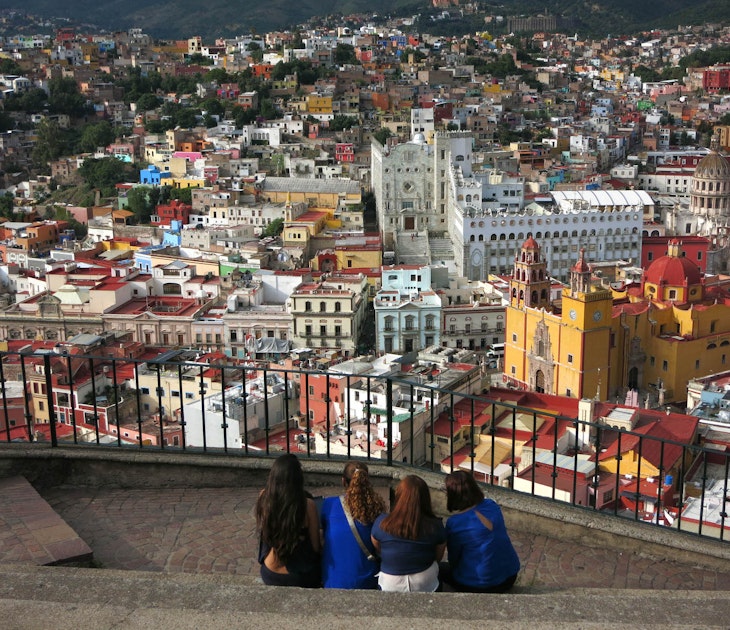 Features - Women looking at view of Guanajuato, Mexico