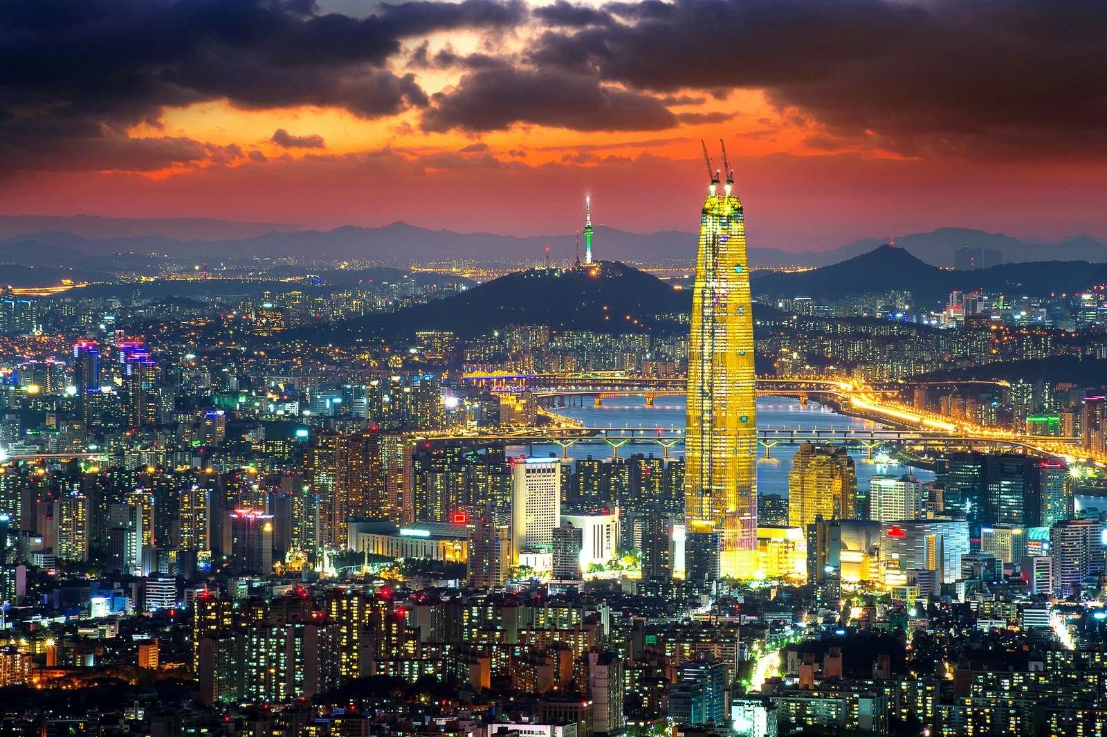 Seoul S Dynamic Cityscape An Architectural Tour Through The South   Shutterstock 407897917 Lotte World Tower Seoul 61bbde30f1cf 