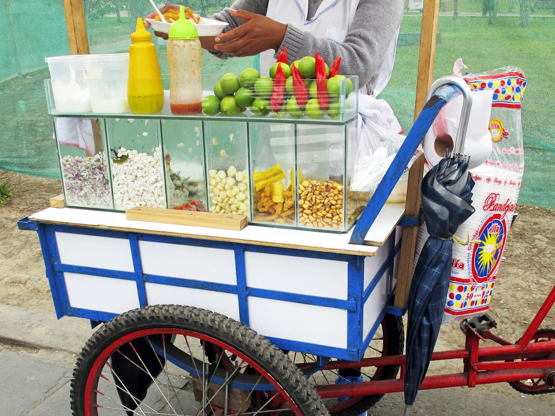 Ceviche is served from street corner carts in Lima © Agnes Rivera / Lonely Planet