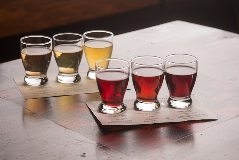A flight of ciders at Capitol Cider in Seattle © Capitol Cider
