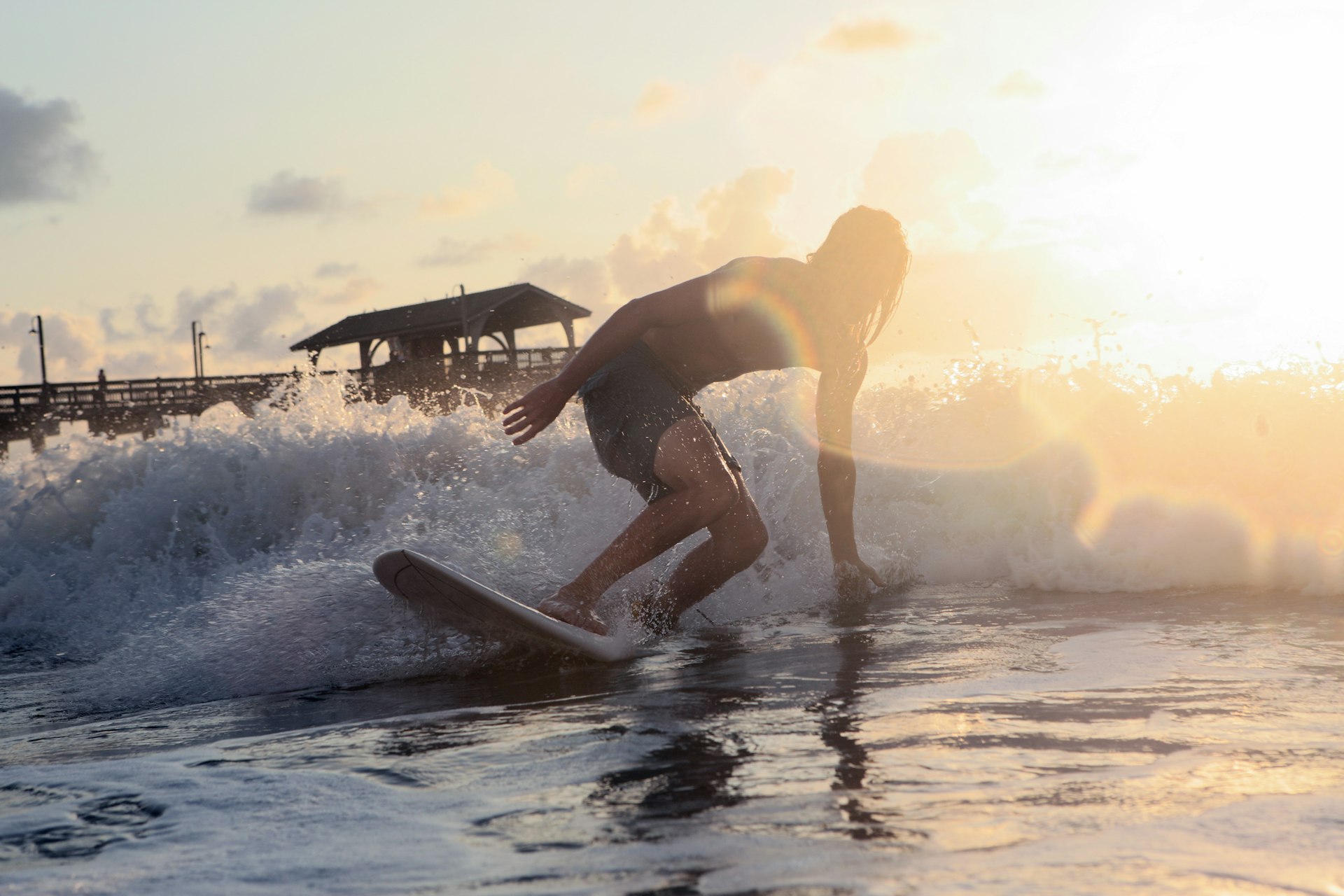 Surfing is a great way to get active on Georgia's beaches © bjones27 / Getty Images