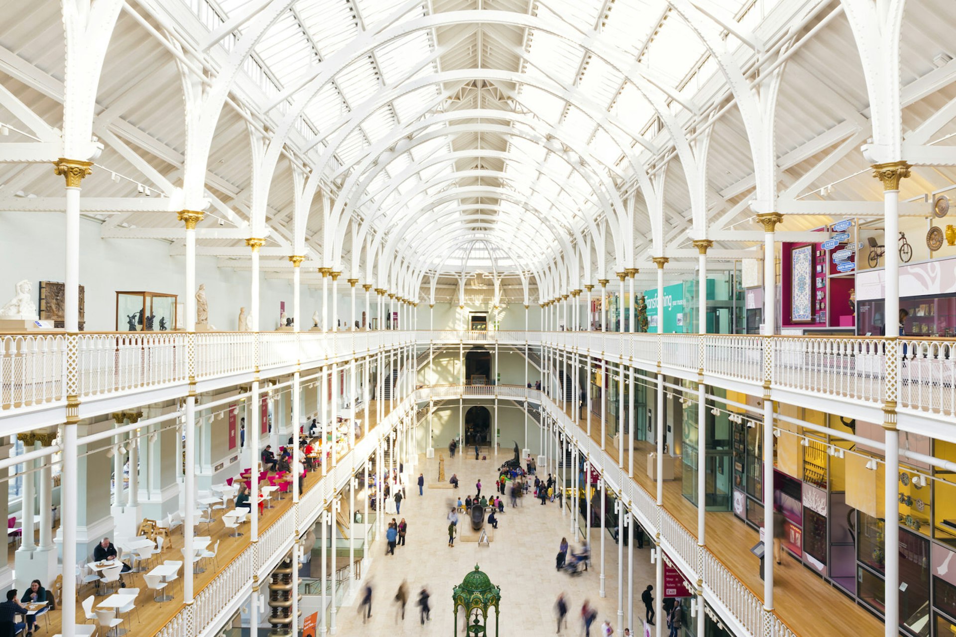 The National Museum of Scotland's Grand Gallery lives up to its name © Future Light / Getty Images