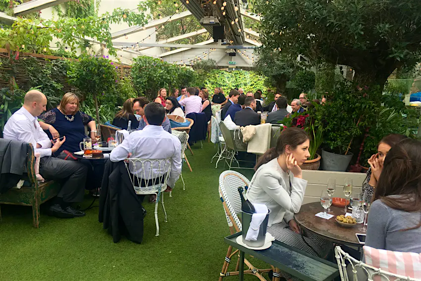 Features - house The popular beer garden at House © AnneMarie McCarthy / Lonely Planet