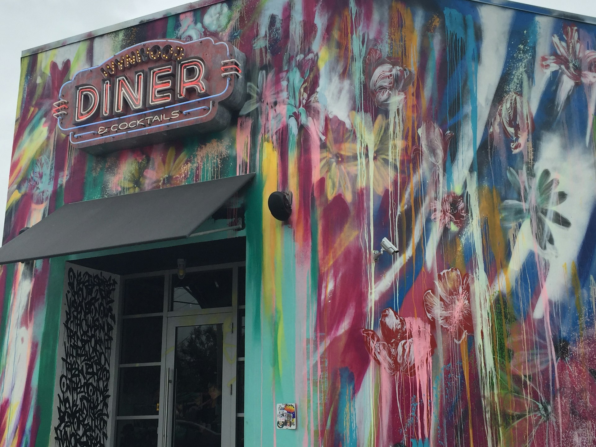 The street art has expanded to cover local restaurants and bars