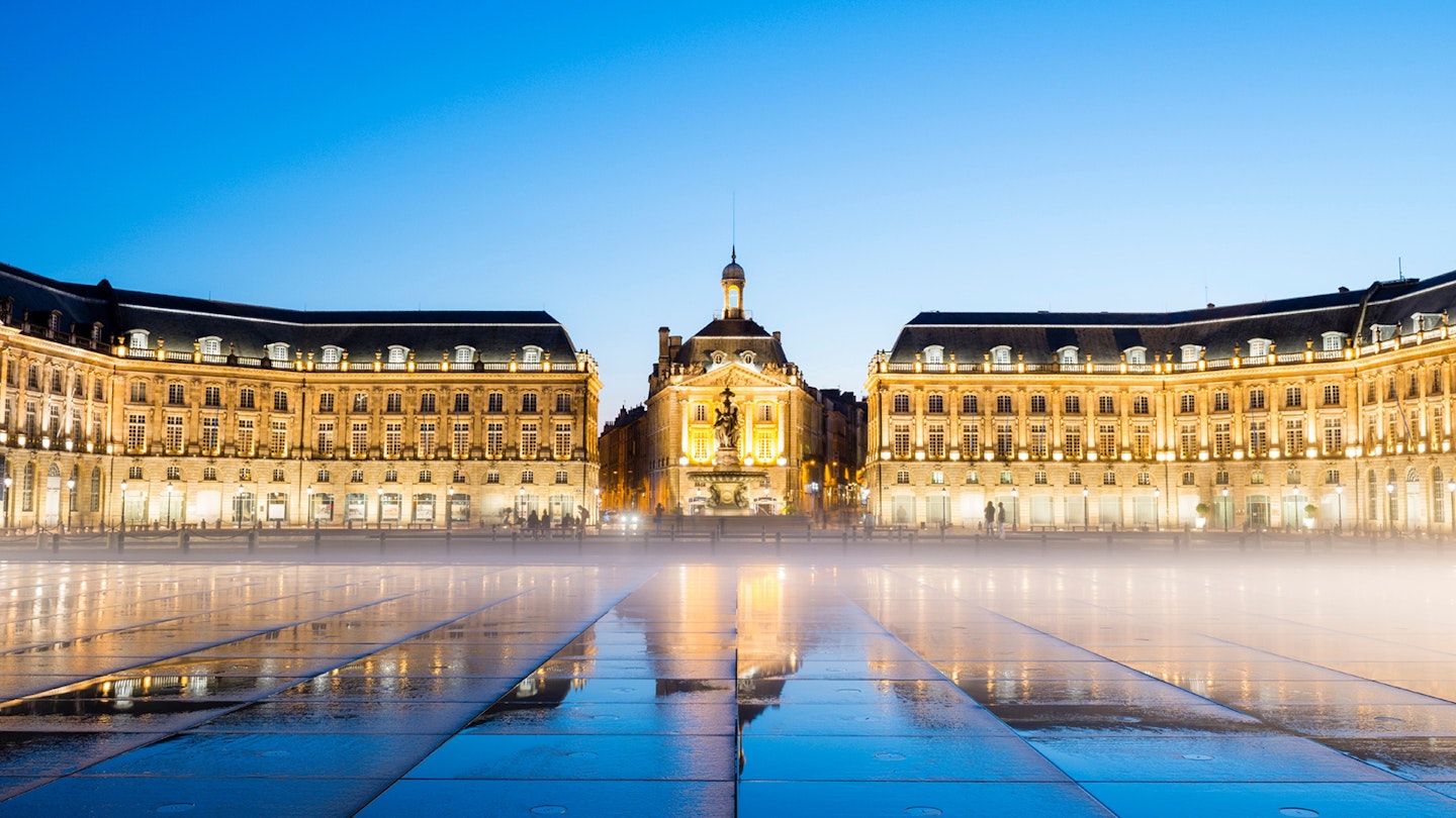 Bordeaux’s elegant Place de la Bourse stands out in a city full of classical architecture © Justin Foulkes / Lonely Planet