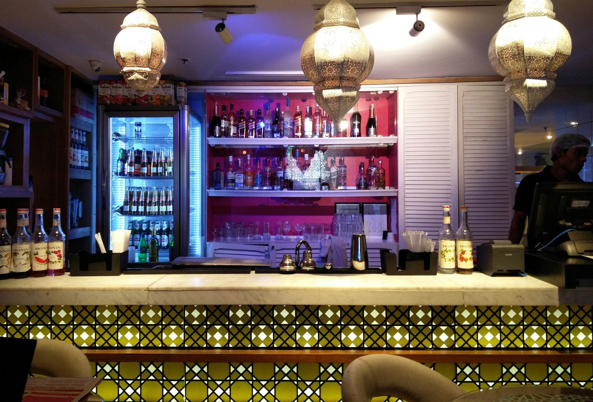 Modern Lebanese themes, and a hint of Rick's Cafe, at Zizo © Puneetinder Kaur Sidhu / Lonely Planet