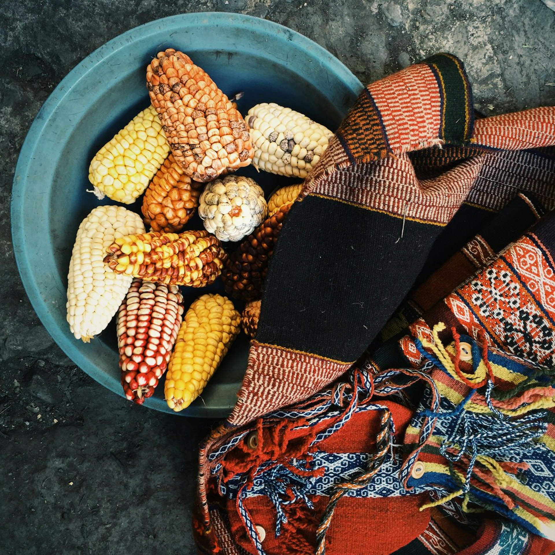 More than 55 varieties of corn grow in Peru – the colours, shapes and textures found in these few showcase the country's agricultural diversity © MaSovaida Morgan / Lonely Planet