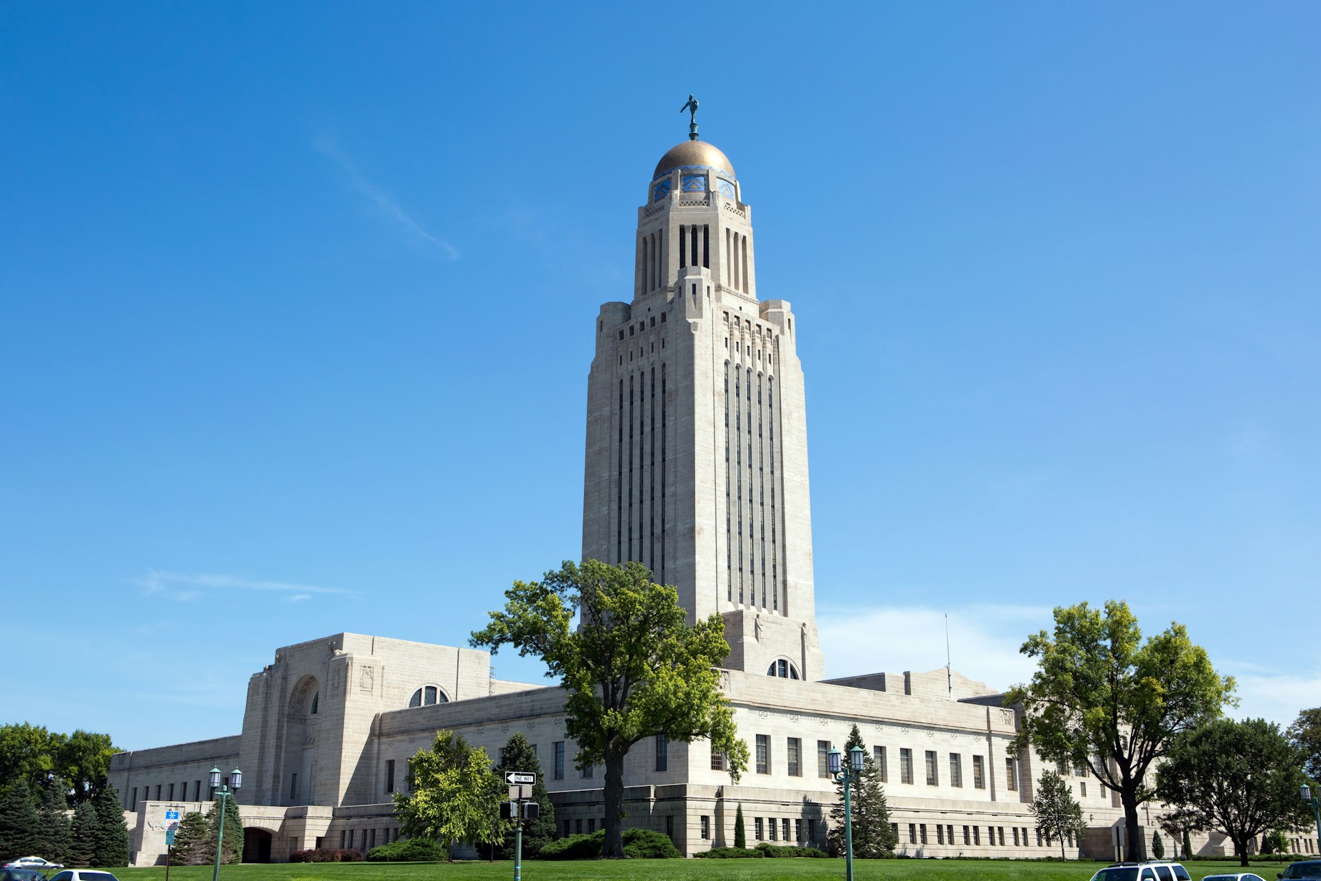 Giggle if you must at its nickname, but the Nebraska capitol building does make a distinctive addition to the Lincoln skyline © sframephoto / Getty Images