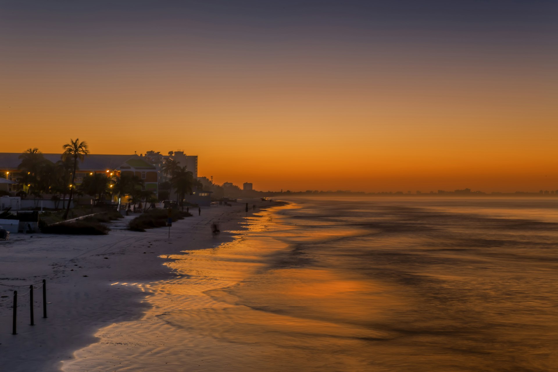 Sunset on Fort Myers Beach. Photo by KevinDerrick / Getty.