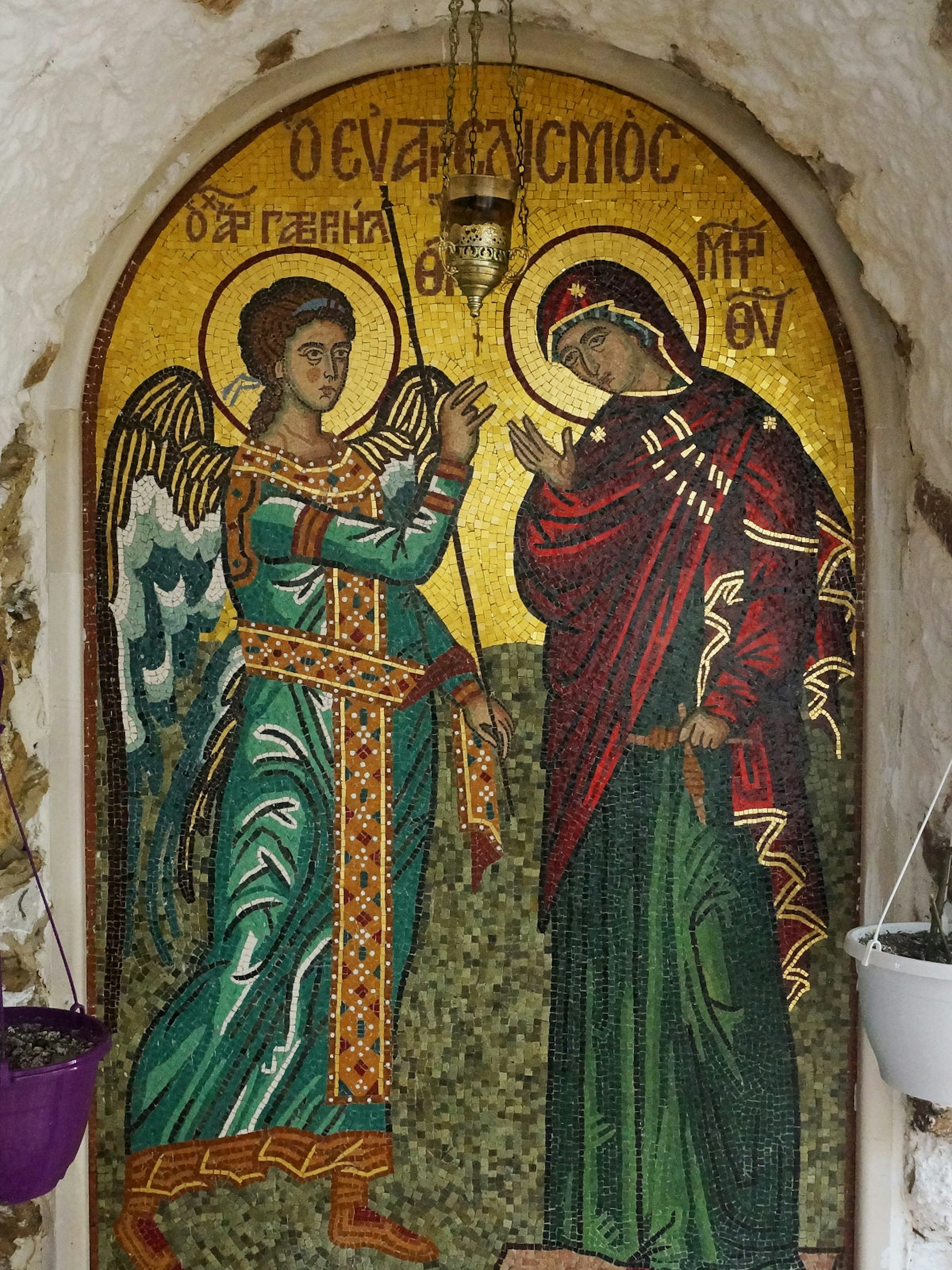 Gilded mosaics at the Paleokastritsa Monastery © Anita Isalska / Lonely Planet