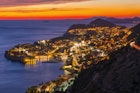 Features - The Old Town of Dubrovnik at sunset, Croatia