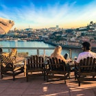 Taking in the view from Miradouro Ignez © Emily McAuliffe / Lonely Planet