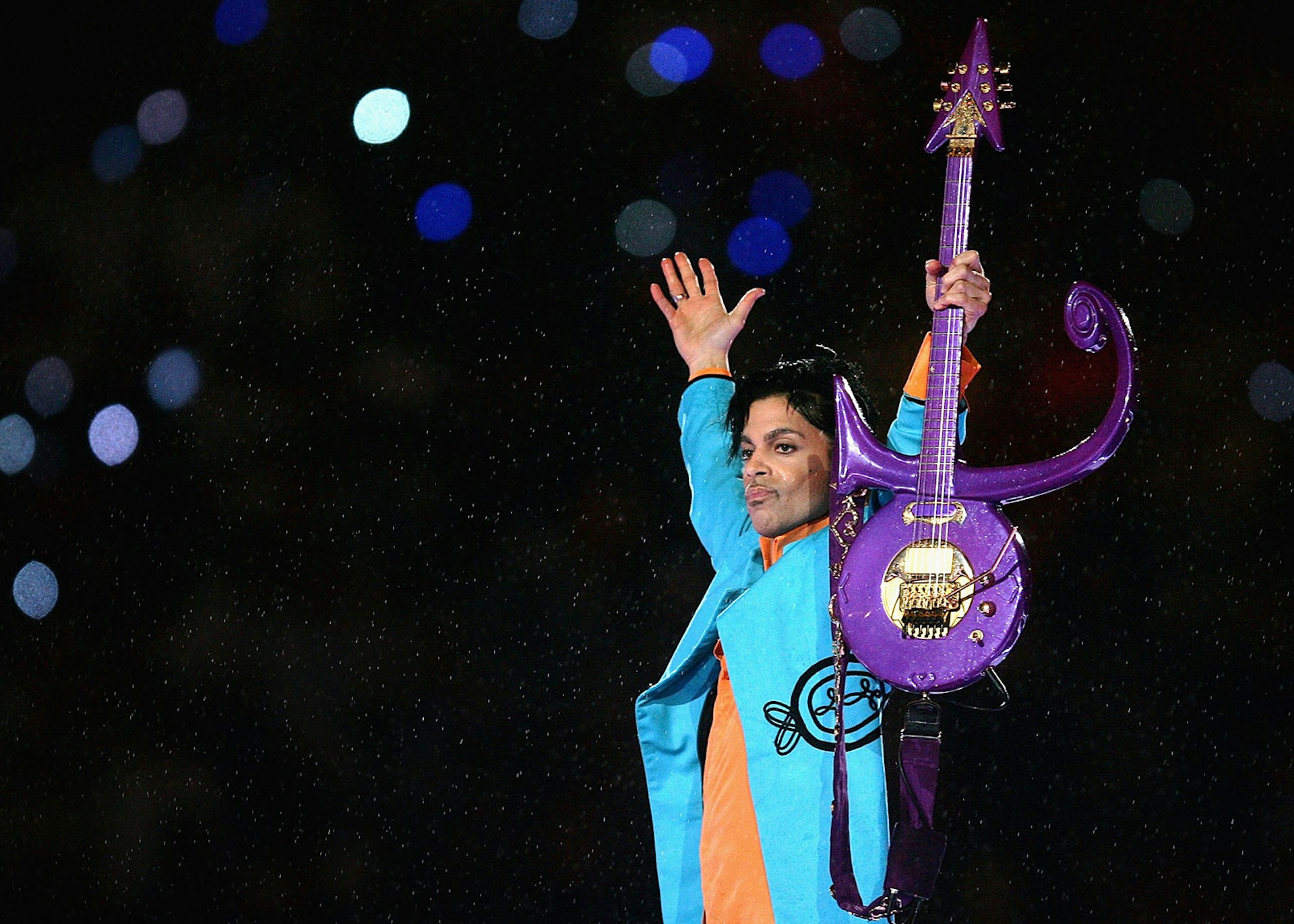 Prince performs at Super Bowl XL © Jonathan Daniel / Getty Images